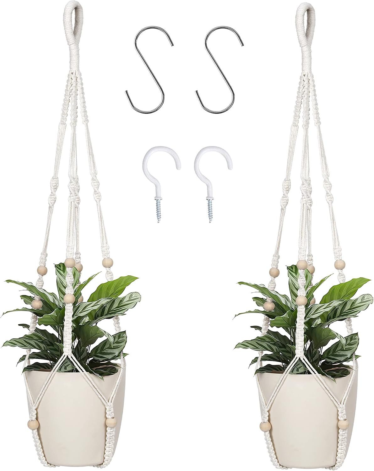 BlingBin Blumenampel Makramee Blumenampel 2er Set günstig online kaufen