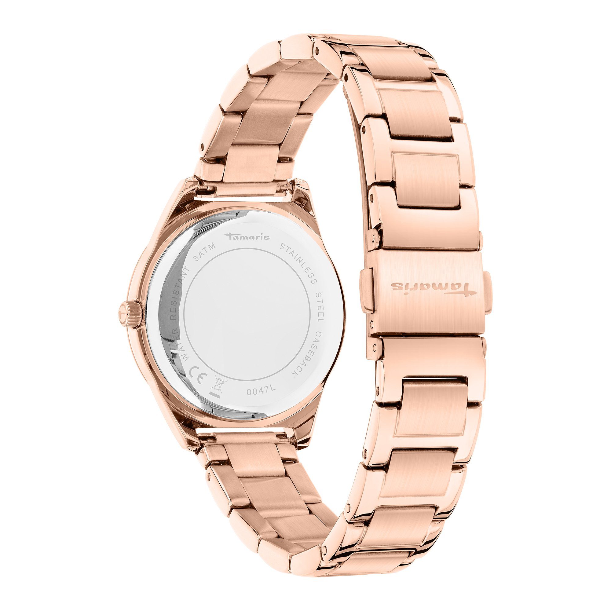 Tamaris Quarzuhr The Modern Classic Edelstahl