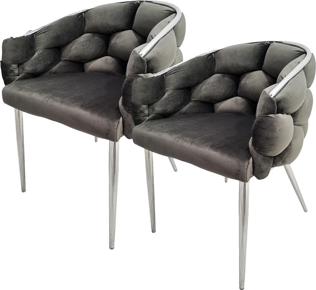 Kayoom Polsterstuhl Stuhl Grace 125 2er-Set, günstig online kaufen