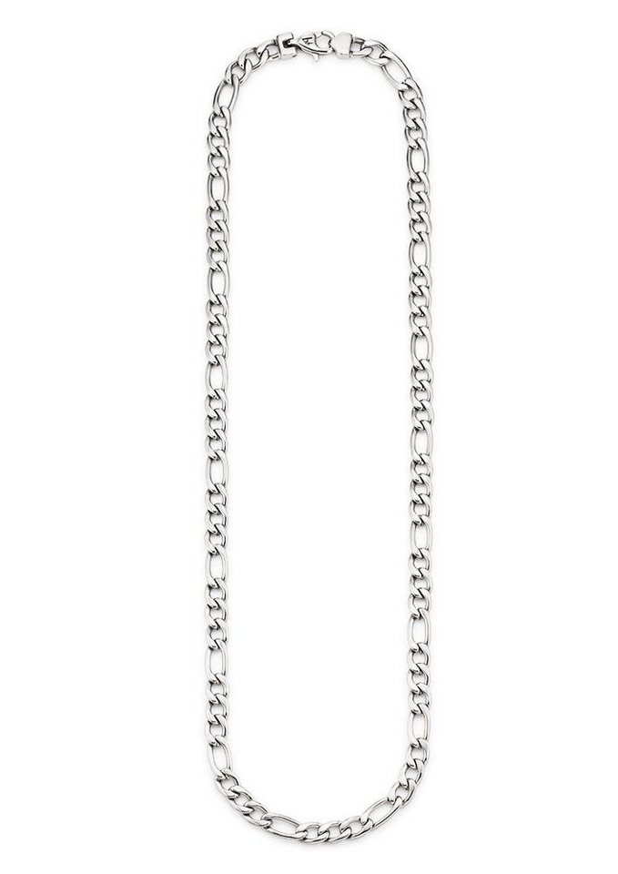 Bruno Banani Edelstahlkette Schmuck Geschenk Halskette Figarokette Silber