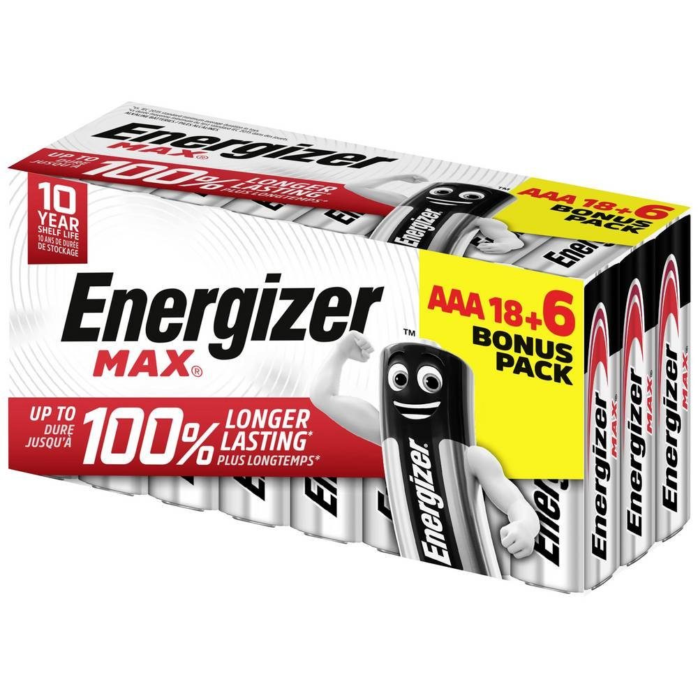 Energizer Alkaline Micro-Batterien, 18+6 E303513200 Batterie