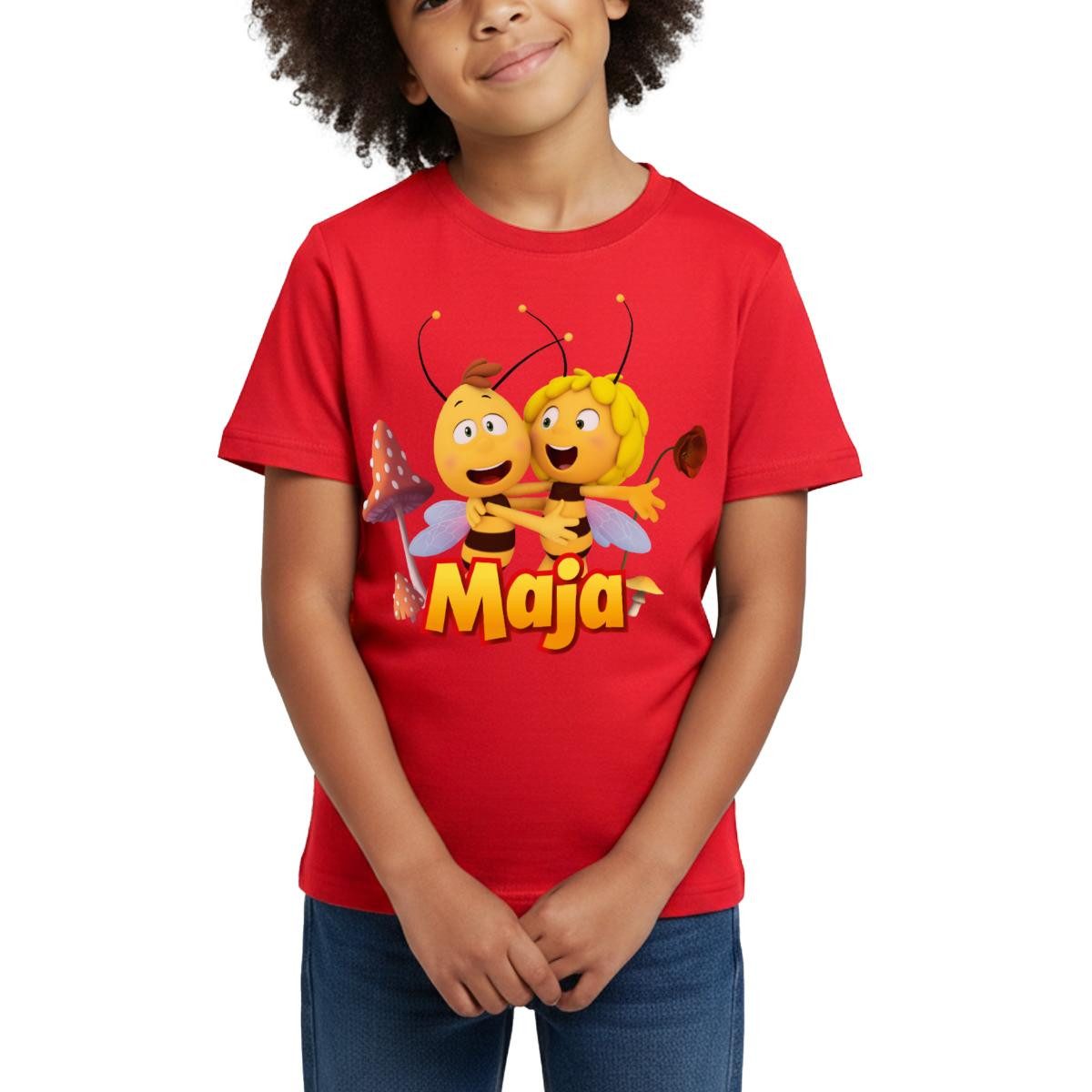 T-Shirt Biene Maja Freundschaft Mit Willi Kinder T-Shirt