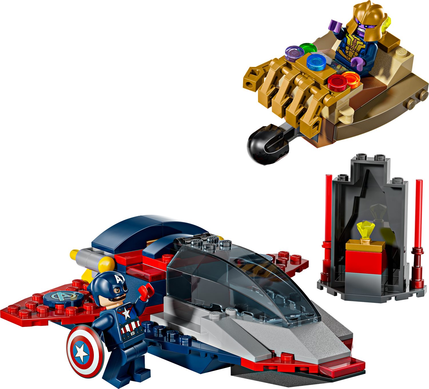 Marvel 76319 Captain America vs. Thanos Spielbausteine
