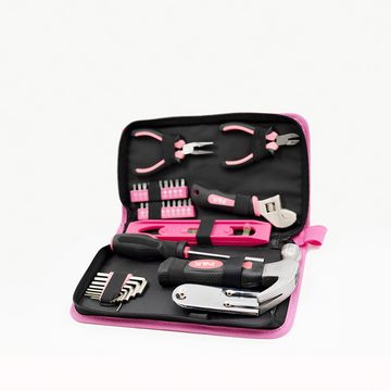 P & K Sammleretui 35 teiliges pink Werkzeugset in Etui