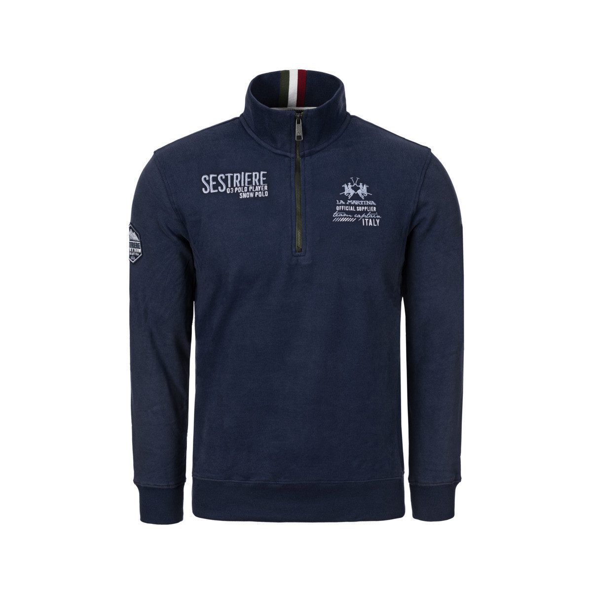 La Martina Rundhalspullover MBF308 Herren Hoodie, Sweatshirt, Pulli, Strickpullover, Hoody