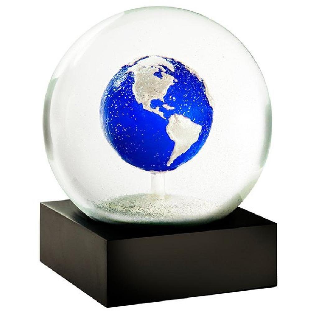 Skulptur Schneekugel Globes Blue Marble Cool Snow Big