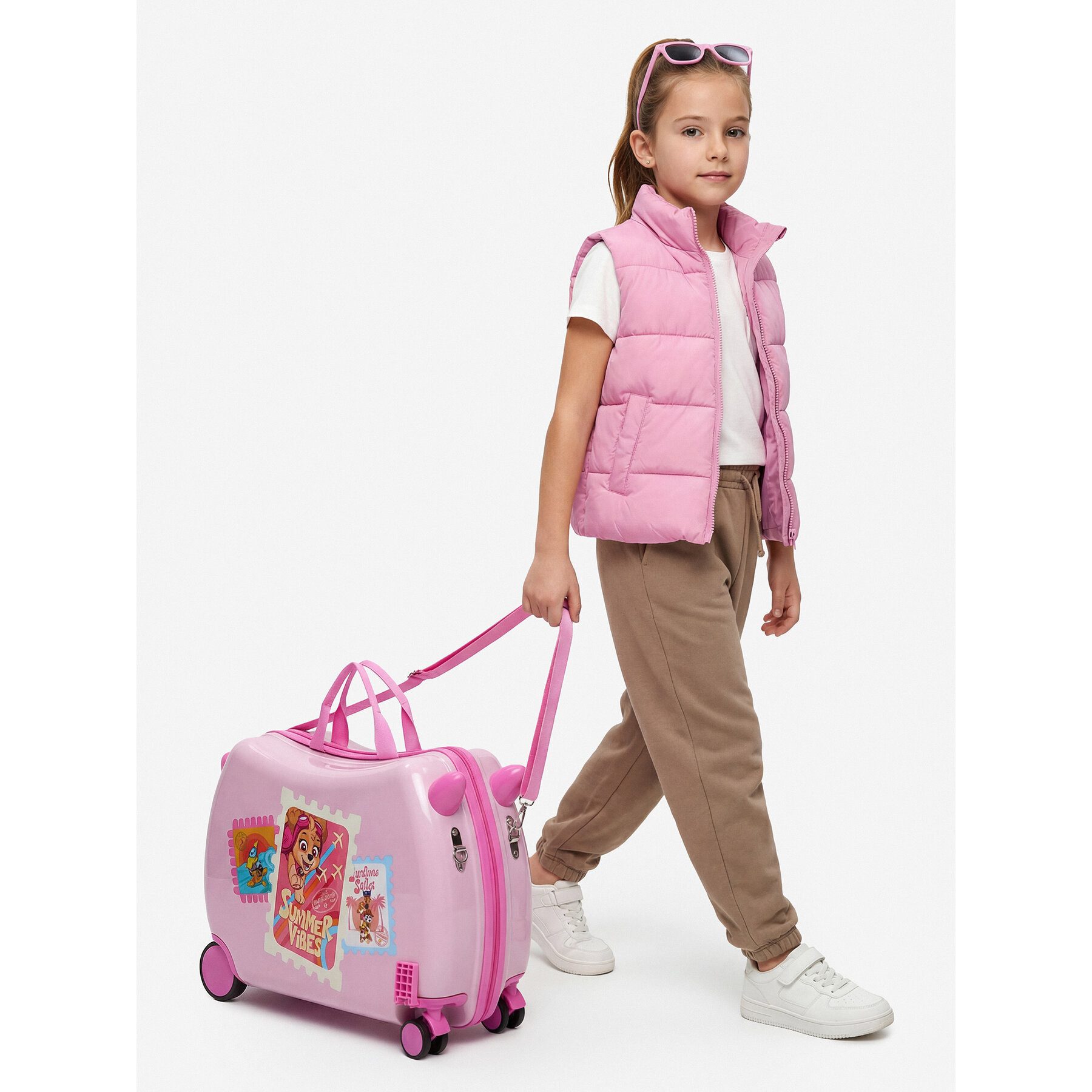 PAW PATROL Kinderkoffer Paw Patrol Kinderkoffer Mädchen Rosa