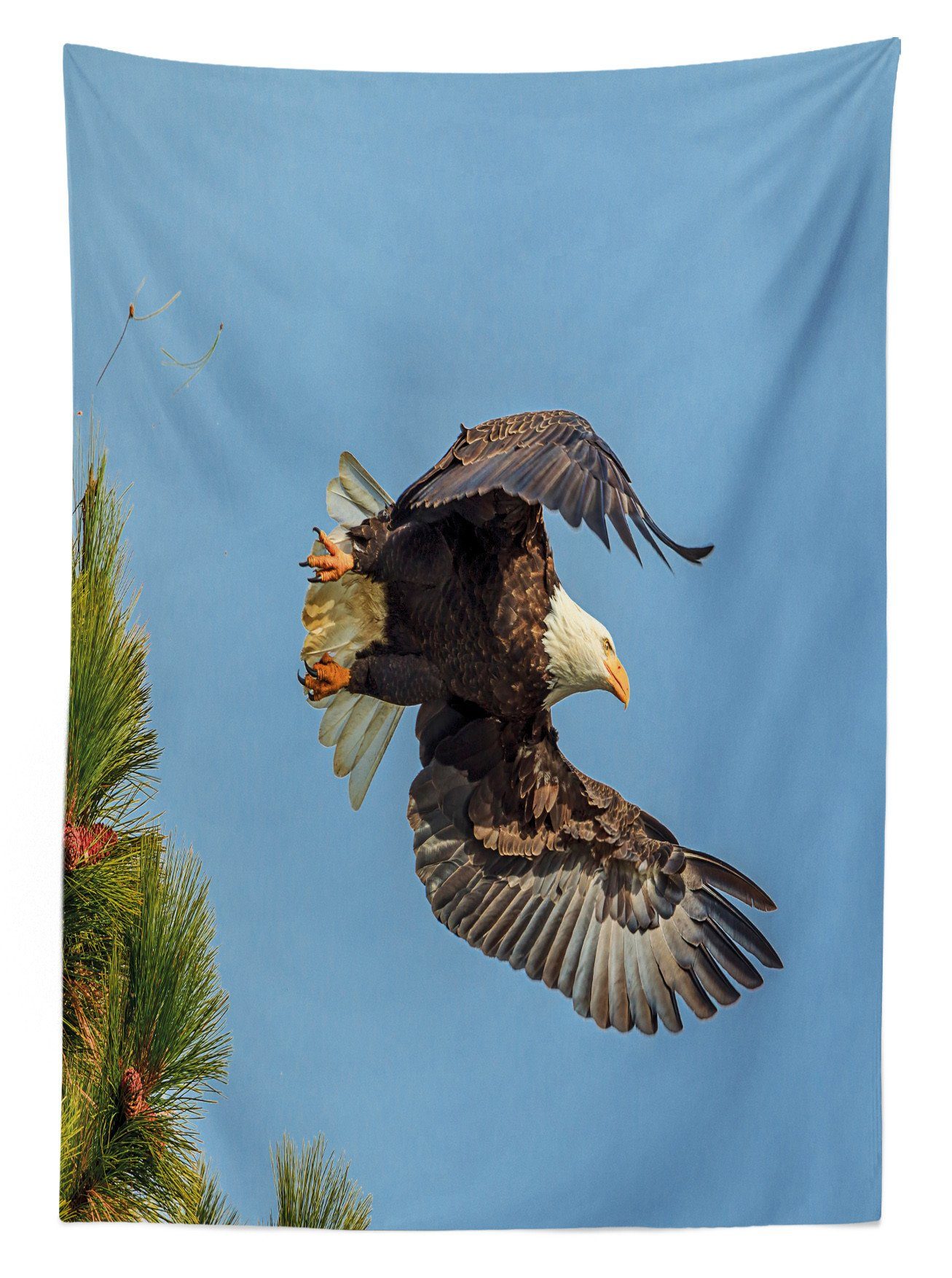 Waschbar Foto Außen Farbfest den Abakuhaus Klare Für Eagle Bald Idaho Tischdecke American Farben, geeignet Bereich