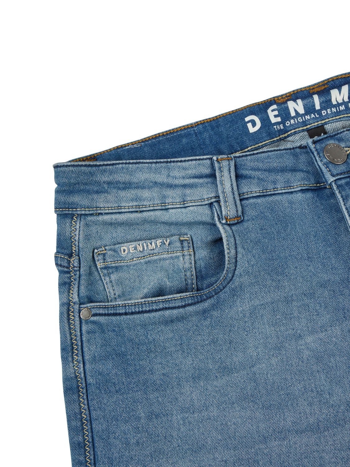 DENIMFY Jeansshorts Herren Shorts DFAri Regular Fit Bermudashorts mit Stretch – Bild 3 von 4