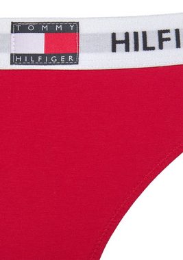 Tommy Hilfiger Underwear Slip THONG mit kontrastfarbenem Bund & Tommy Hilfiger Logo-Badge