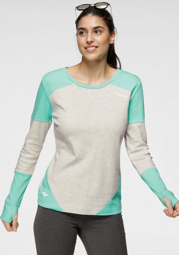 KangaROOS Sweatshirt im modischen Color-Blocking