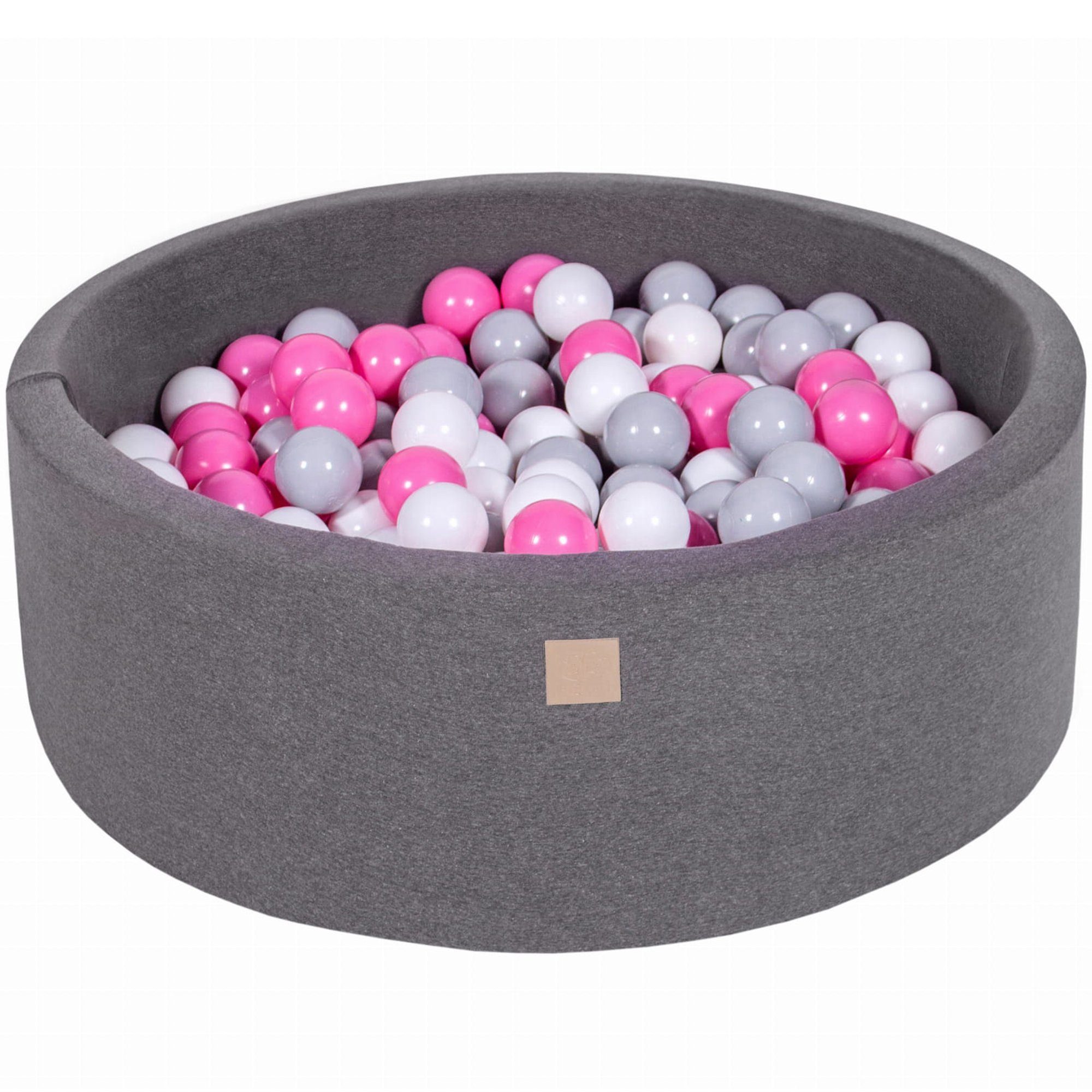 MISIOO Bällebad Kinder - 90x30cm Mit 200 Bällen Ab 1 Jahr