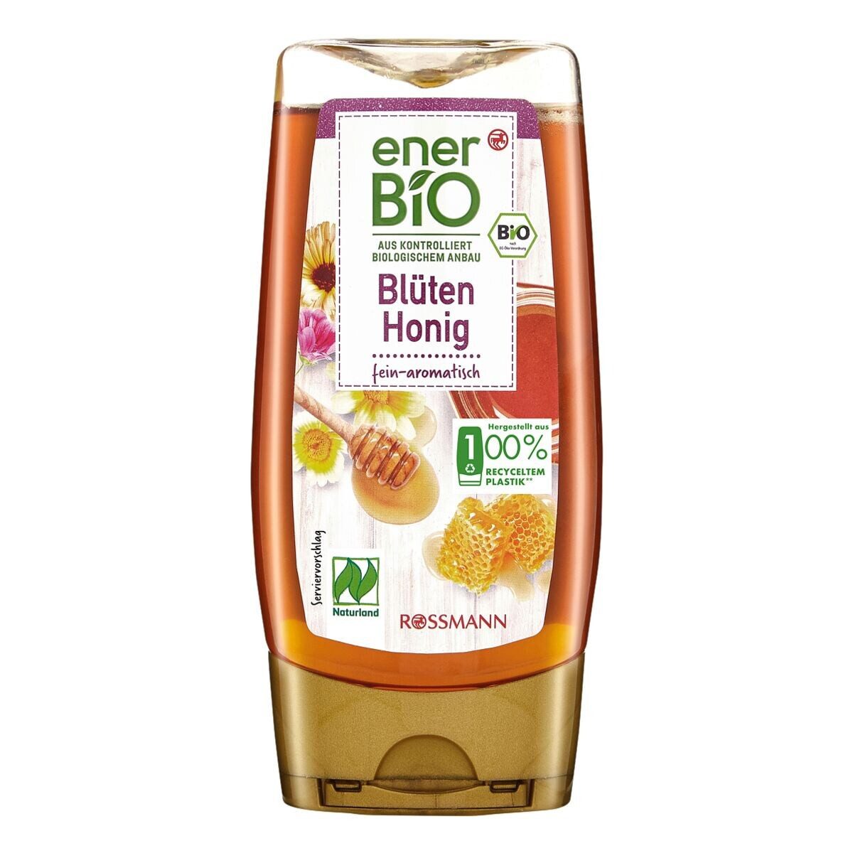 Langnese Honig Naturland, 350 g, 100% Blütenhonig