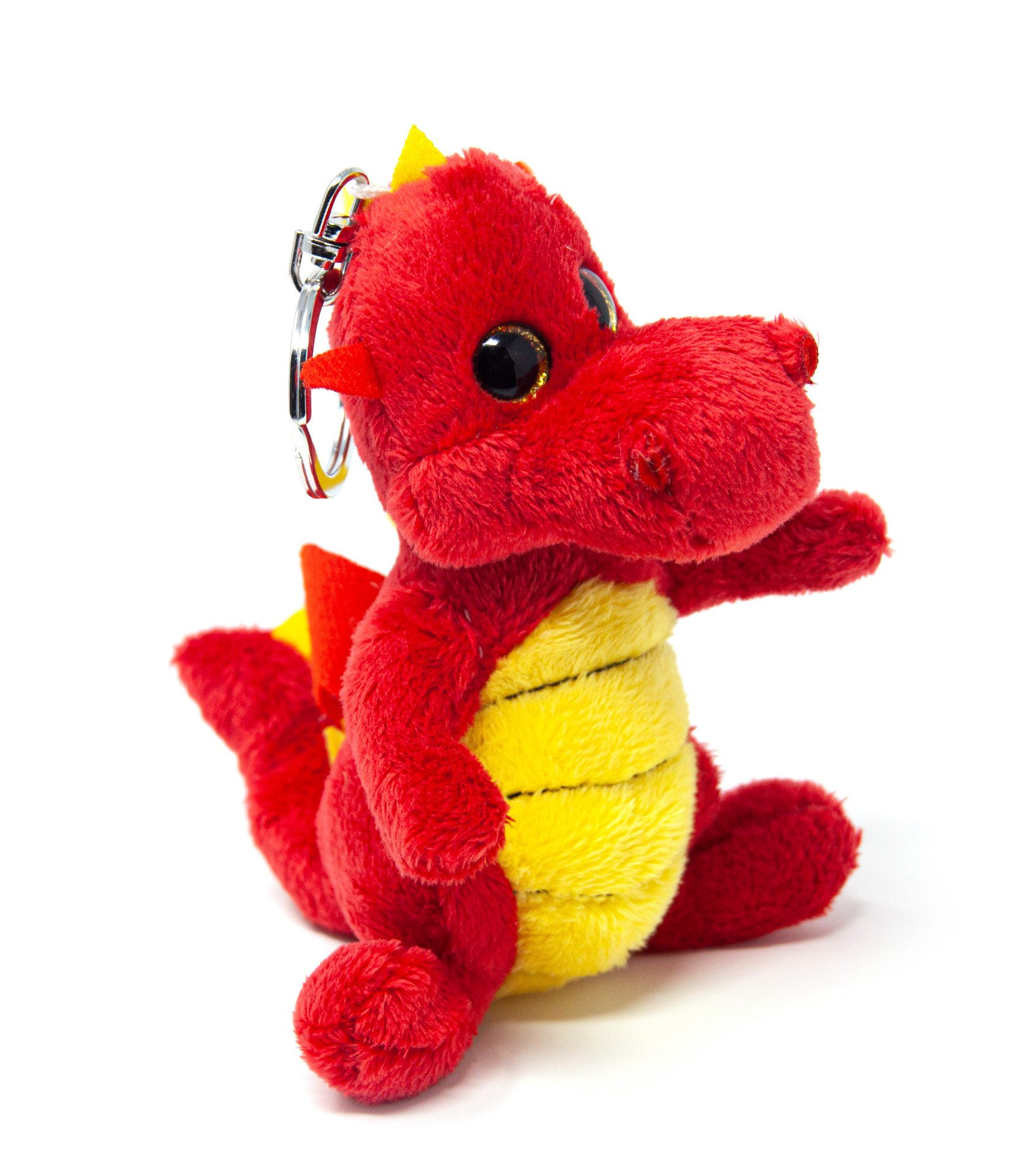Cornelißen Schlüsselanhänger Plüsch Schlüsselanhänger - Roter Drache - 17 cm