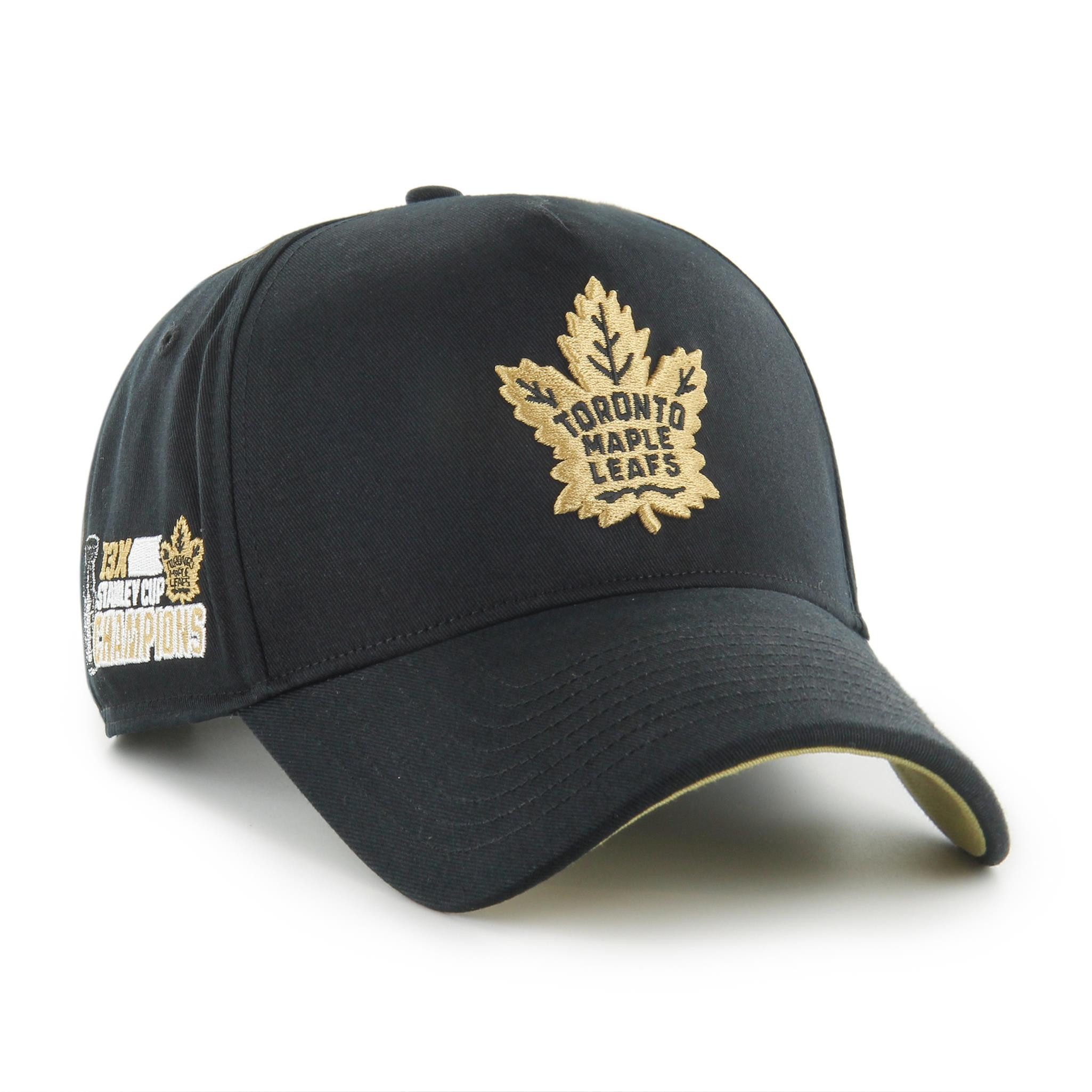 '47 Brand Baseball Cap '47 Brand Cap NHL Toronto Maple Leafs Sure Shot TT Cotton MVP DT Black (Basecap, Basecap) Used-Look (Garment Wash)