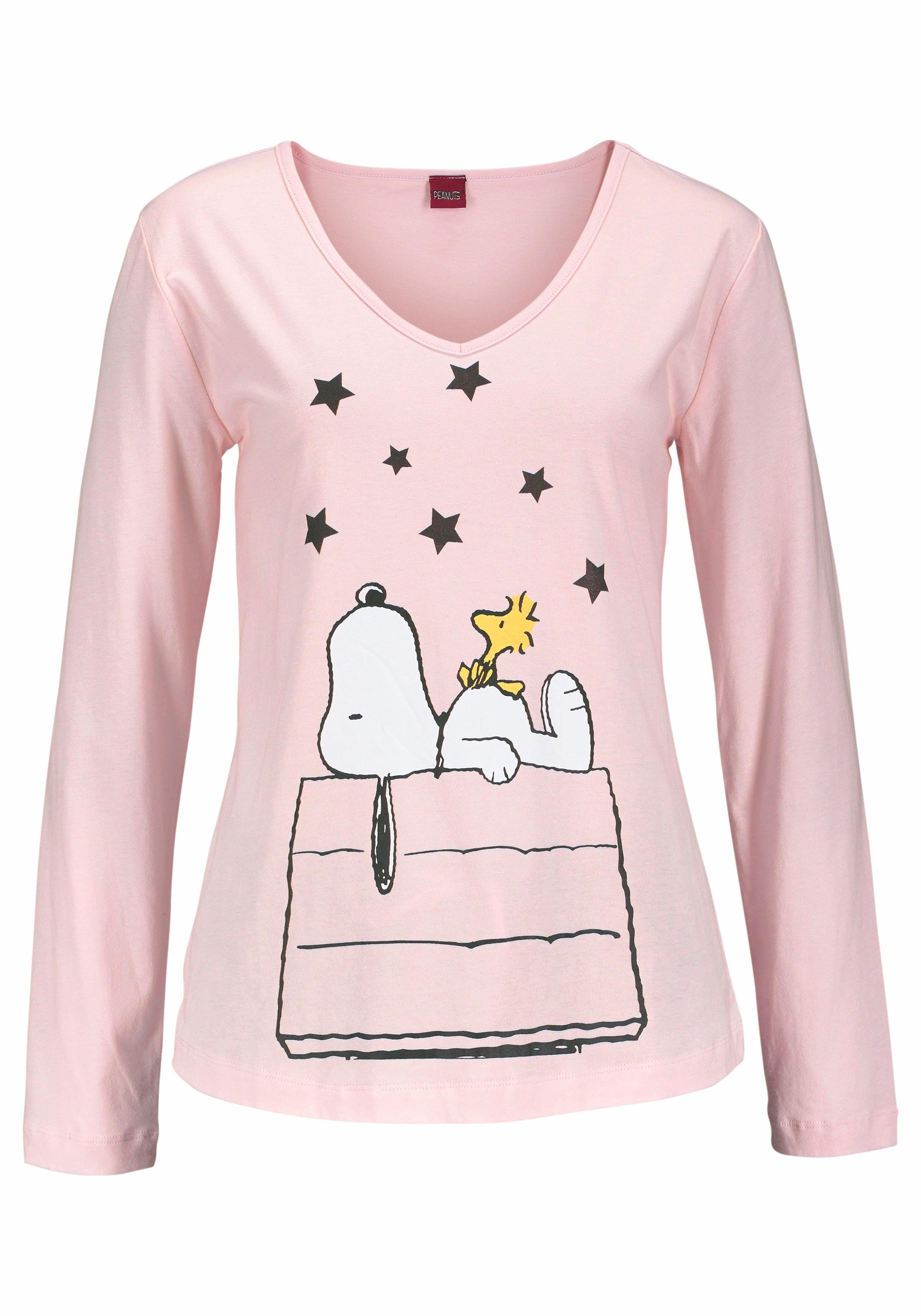 PEANUTS Pyjama (2 tlg) in langer Form im niedlichen Snoopy-Design