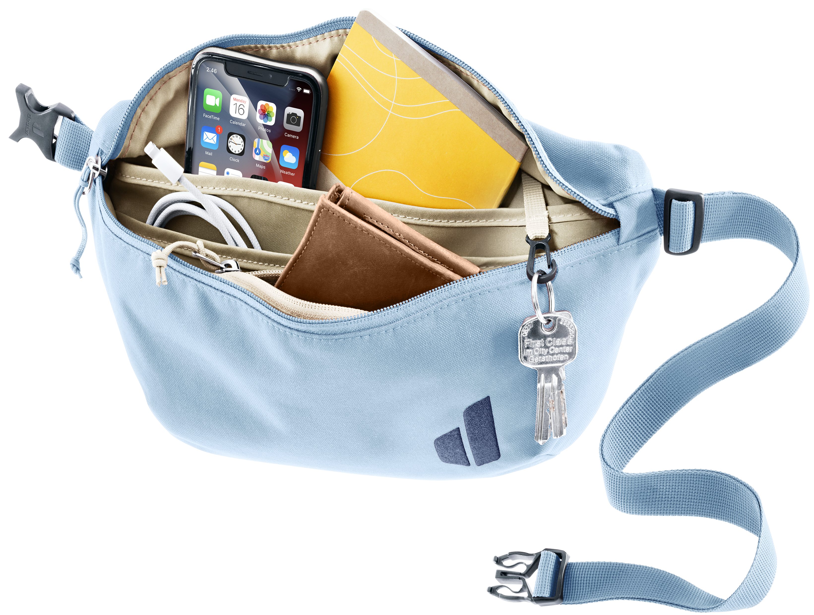 deuter Umhängetasche AVENGO ORGANIZER, One Size, mit geräumigem Hauptfach, Schlüsselclip