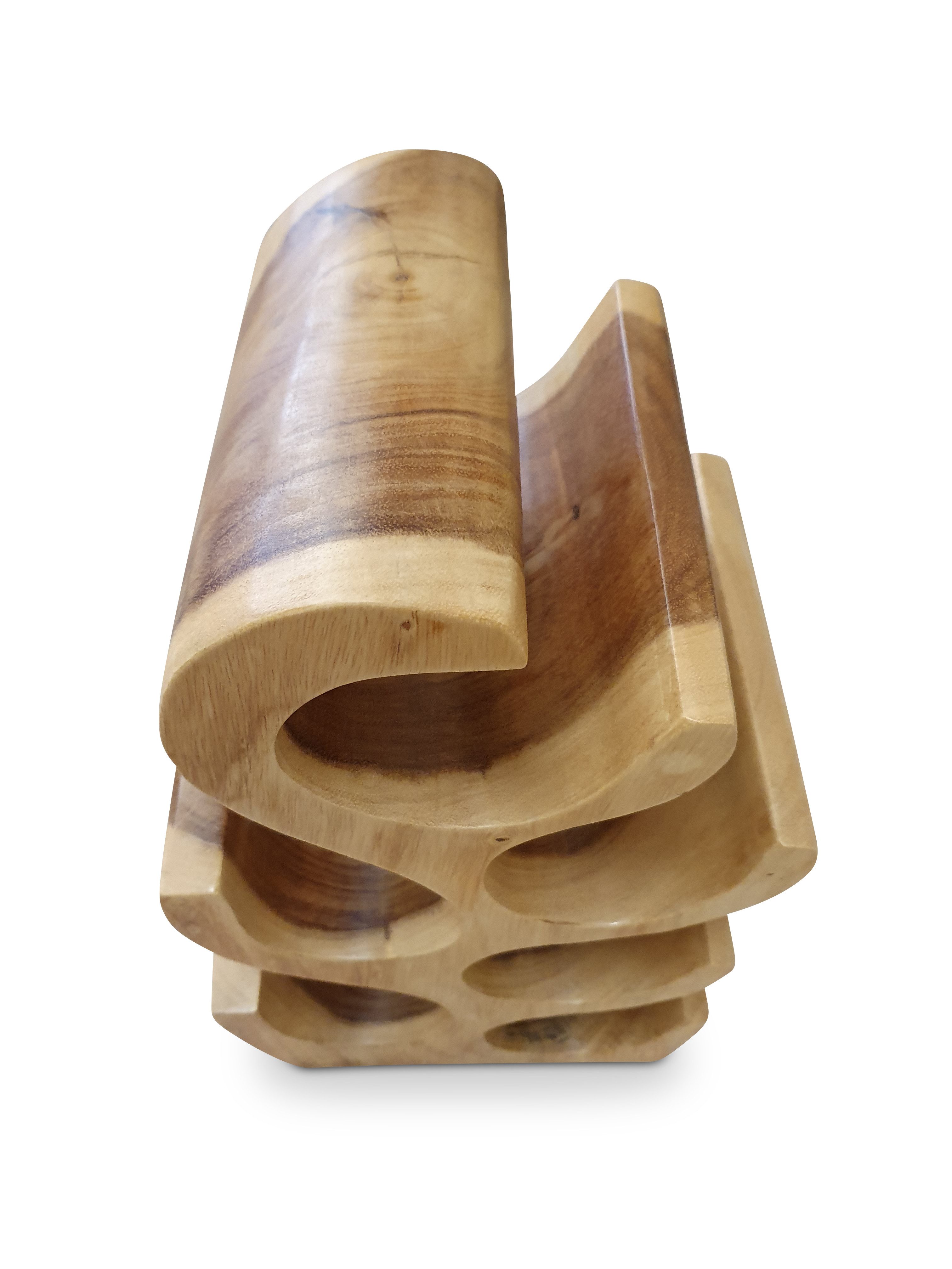 Kinaree Weinregal XL Holz Weinregal, Massivholz, Akazie, Natur, verschiedene Farben und Größen