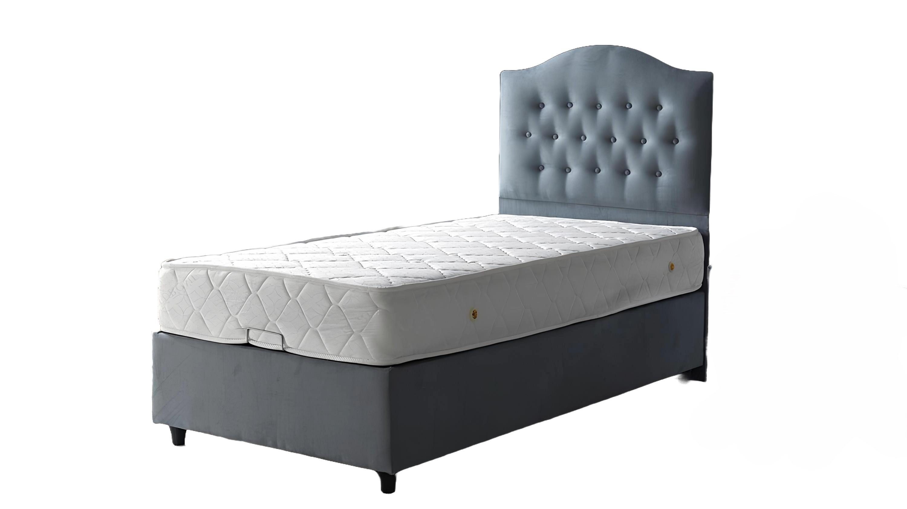 Bett Hochwertiges Schlafzimmermöbel im modernen Chesterfield-Design