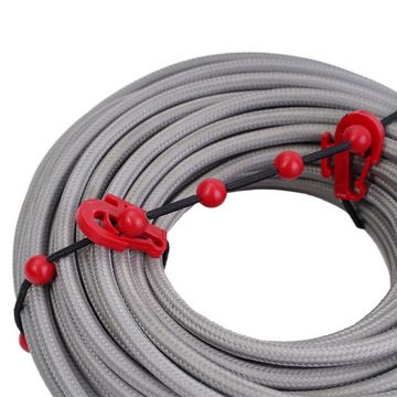 Hama Kabelbinder 5x Pearl Fix Kabelbinder wiederverwendbar bunt (5-St) Spar-Set mit 5 Stück, Kugel-Binder wiederlösbar, Schnell-Binder