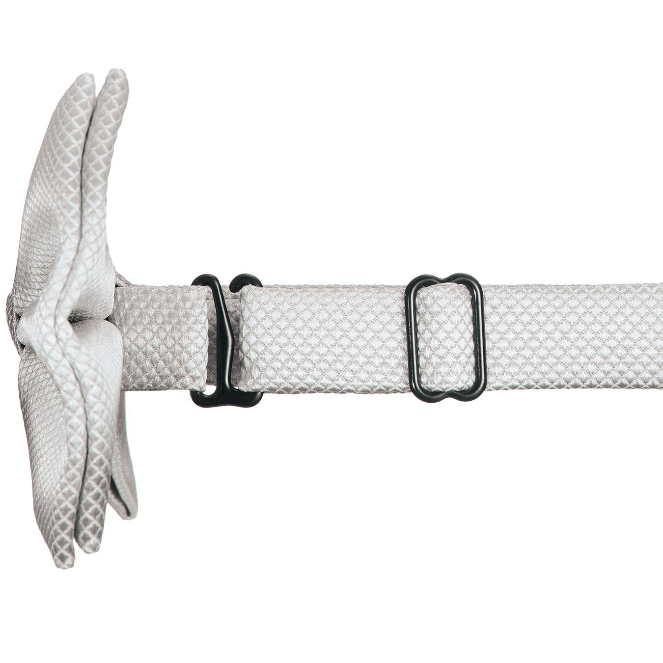 DonDon Fliege DonDon Herren Fliege 12 x 6 cm gebunden (Packung, 1-St) bereits gebunden, verstellbar, Seidenlook – Bild 4 von 5