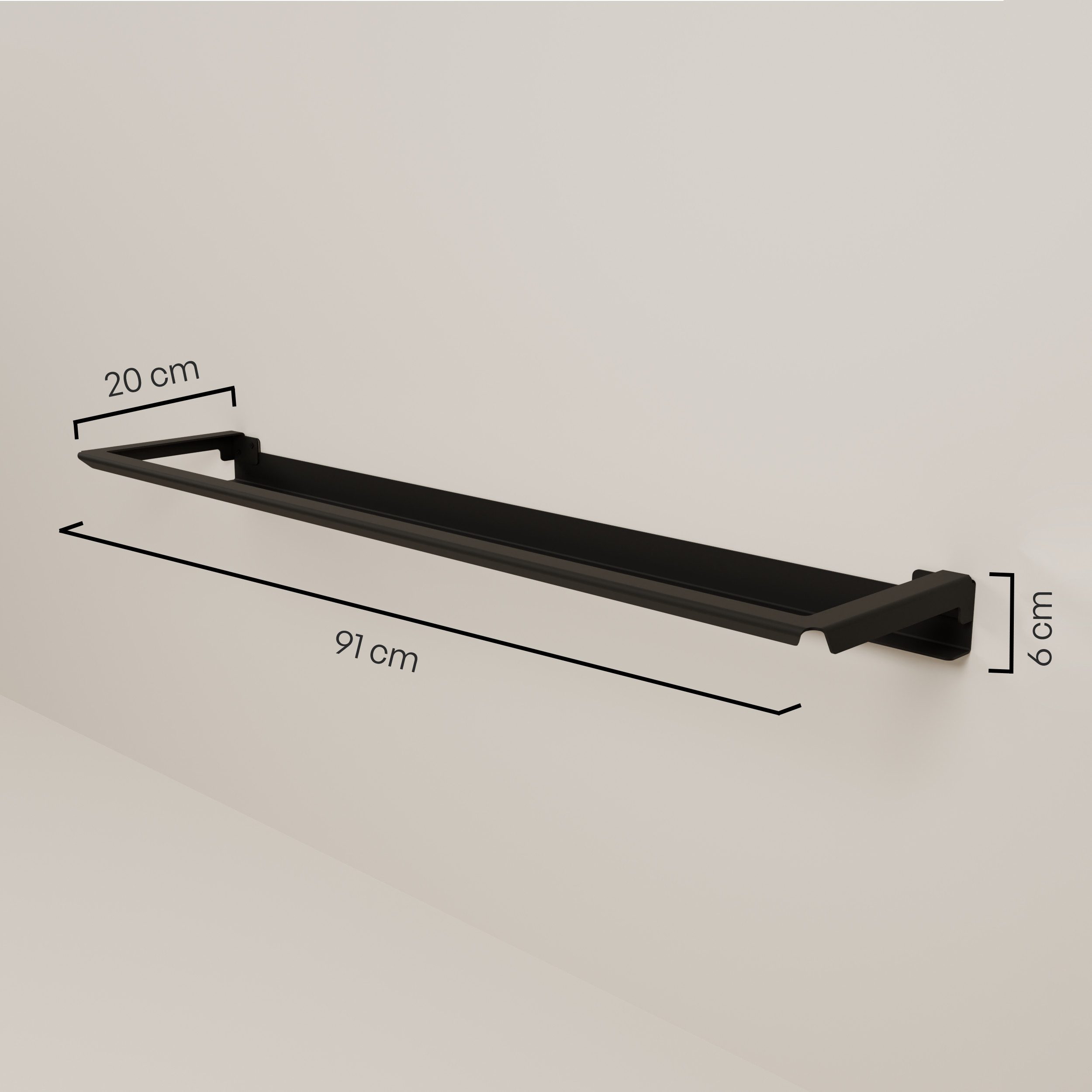 pamo. design Schuhregal Wandmontage schmaler Schuhorganizer Aufbewahrung Schuhe, Packung 1-tlg., Minimalistisch & robuste Schuhaufbewahrung, beliebig erweiterbar