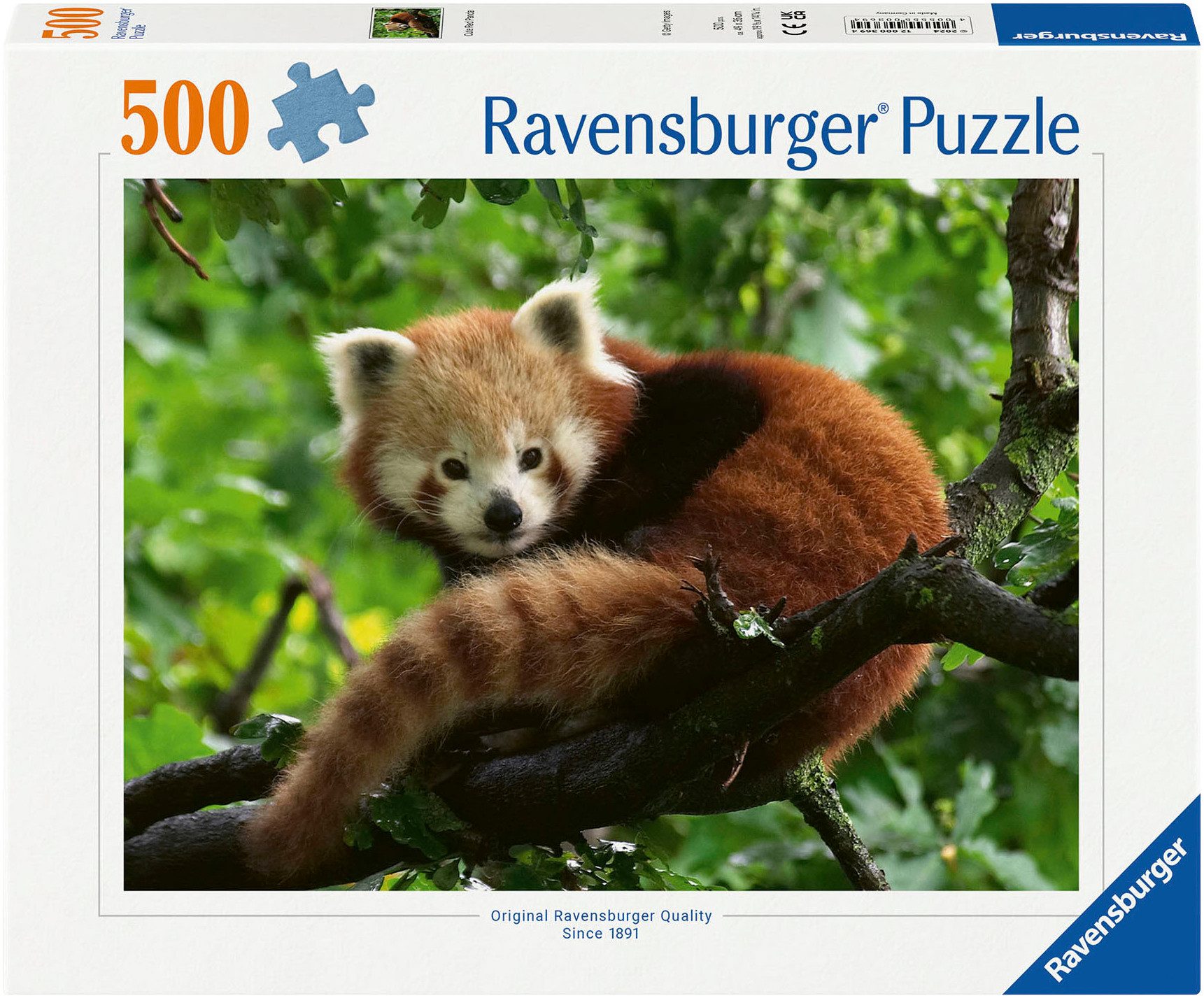 Ravensburger Puzzle Süßer roter Panda, 500 Puzzleteile, Made in Germany günstig online kaufen