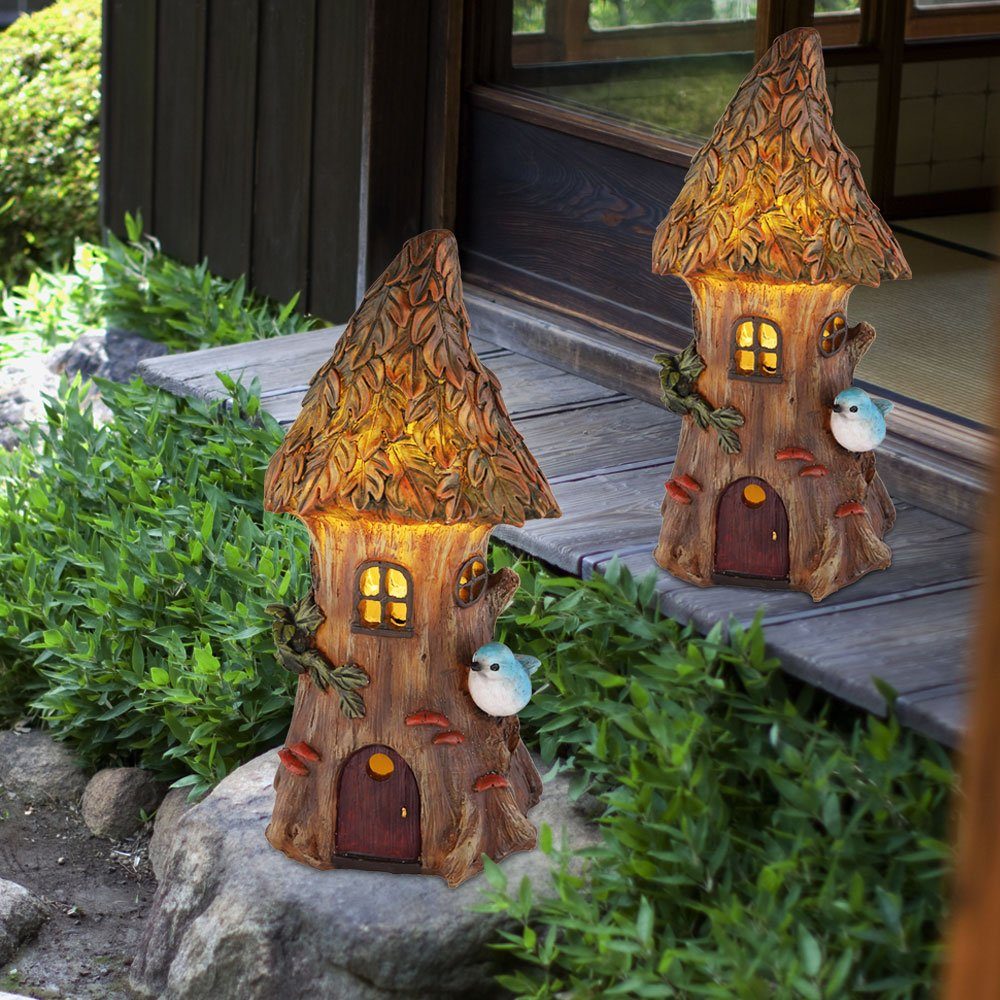 LED Dekolicht, Feenhaus für den Garten Solar Solardeko für