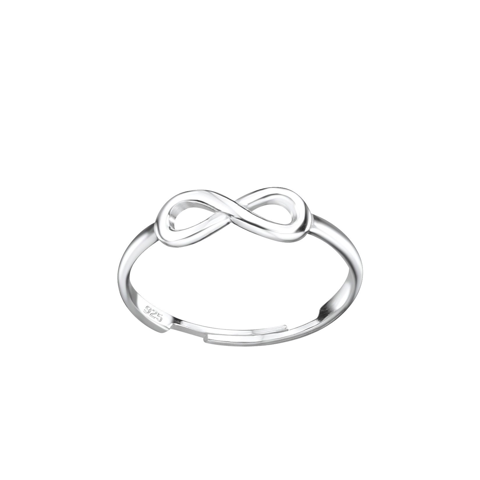 Monkimau Zehenring Infinity Zehenring 925 Silber