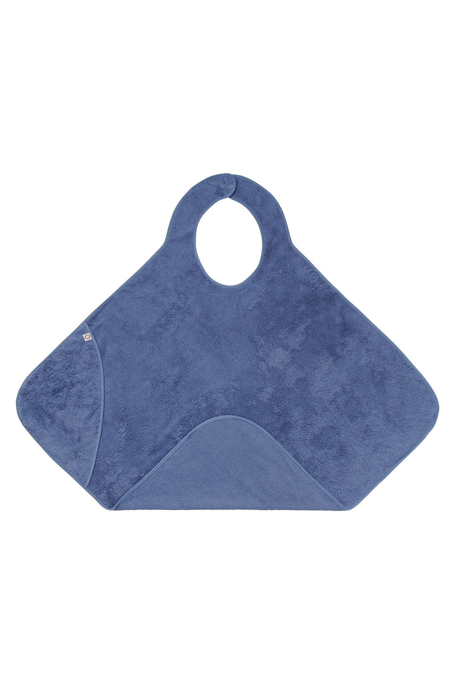 Babybademantel Keine / Kapuze, verschluss Noppies Wearable towel Blue hooded 90% Badecape Noppies 10% Colony Baumwolle Polyester, 110cm,