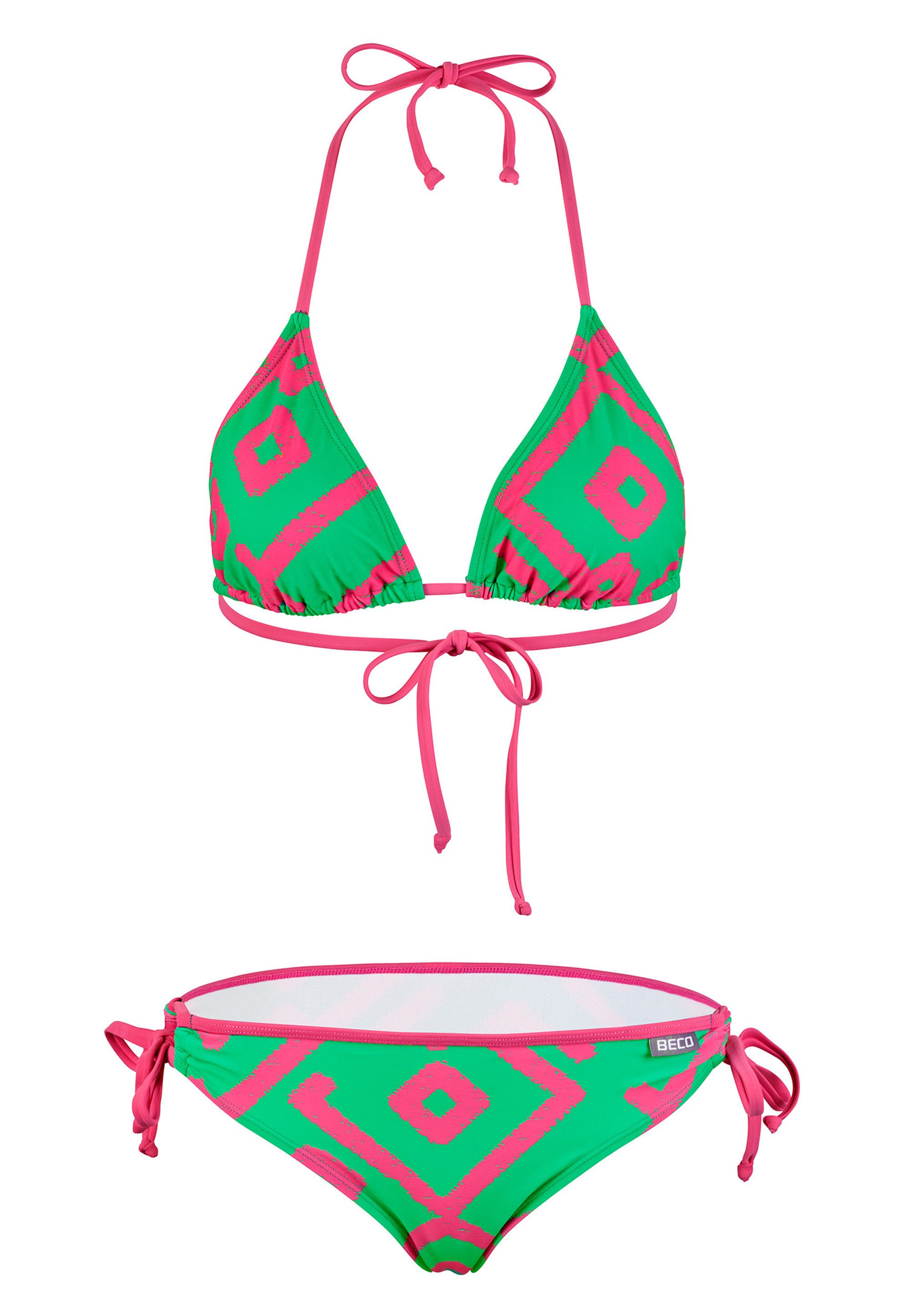 Triangel-Bikini-Top Inka Graphic