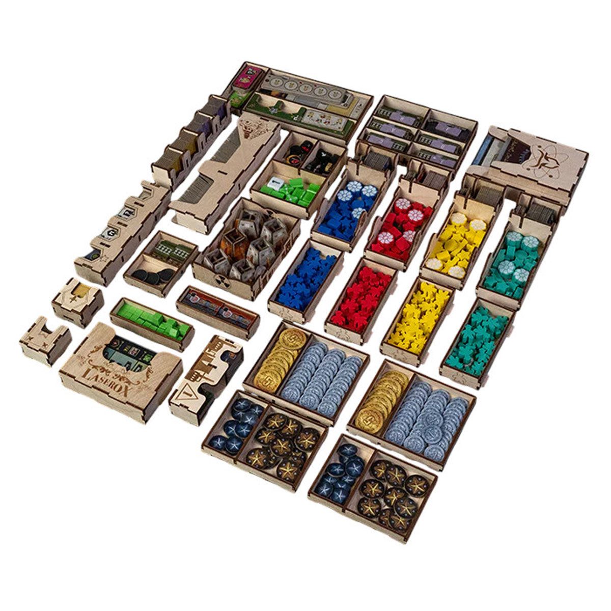 Laserox Spiel Insert Für Nucleum V2 - Organizer