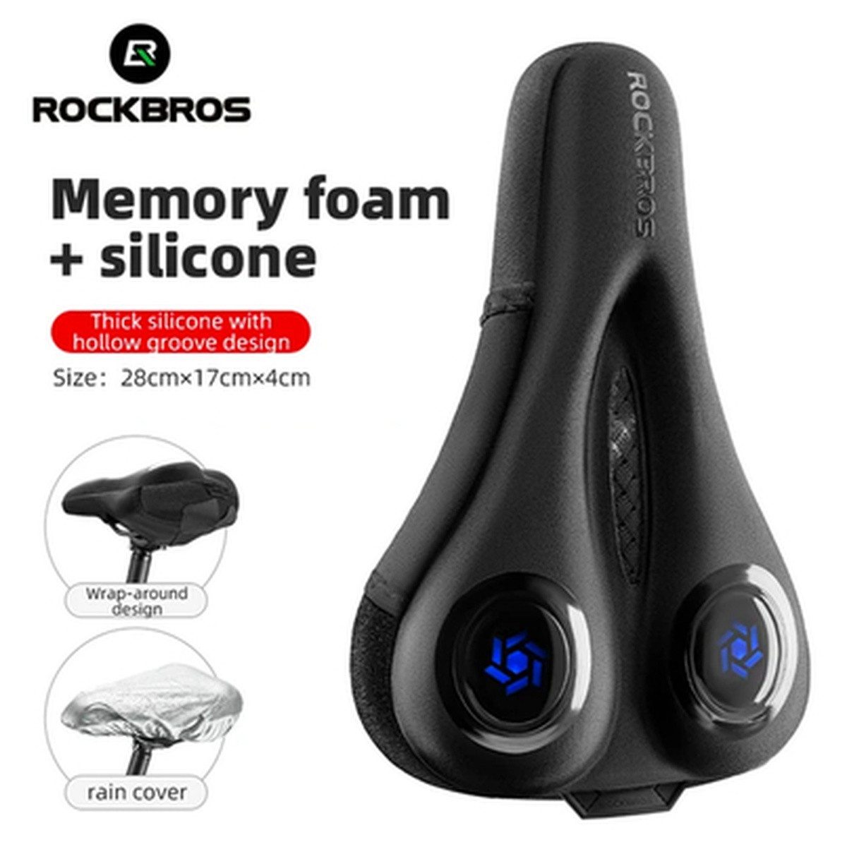ROCKBROS Fahrradtasche Rockbros LF044BL Sattelbezug mit Regenschutz