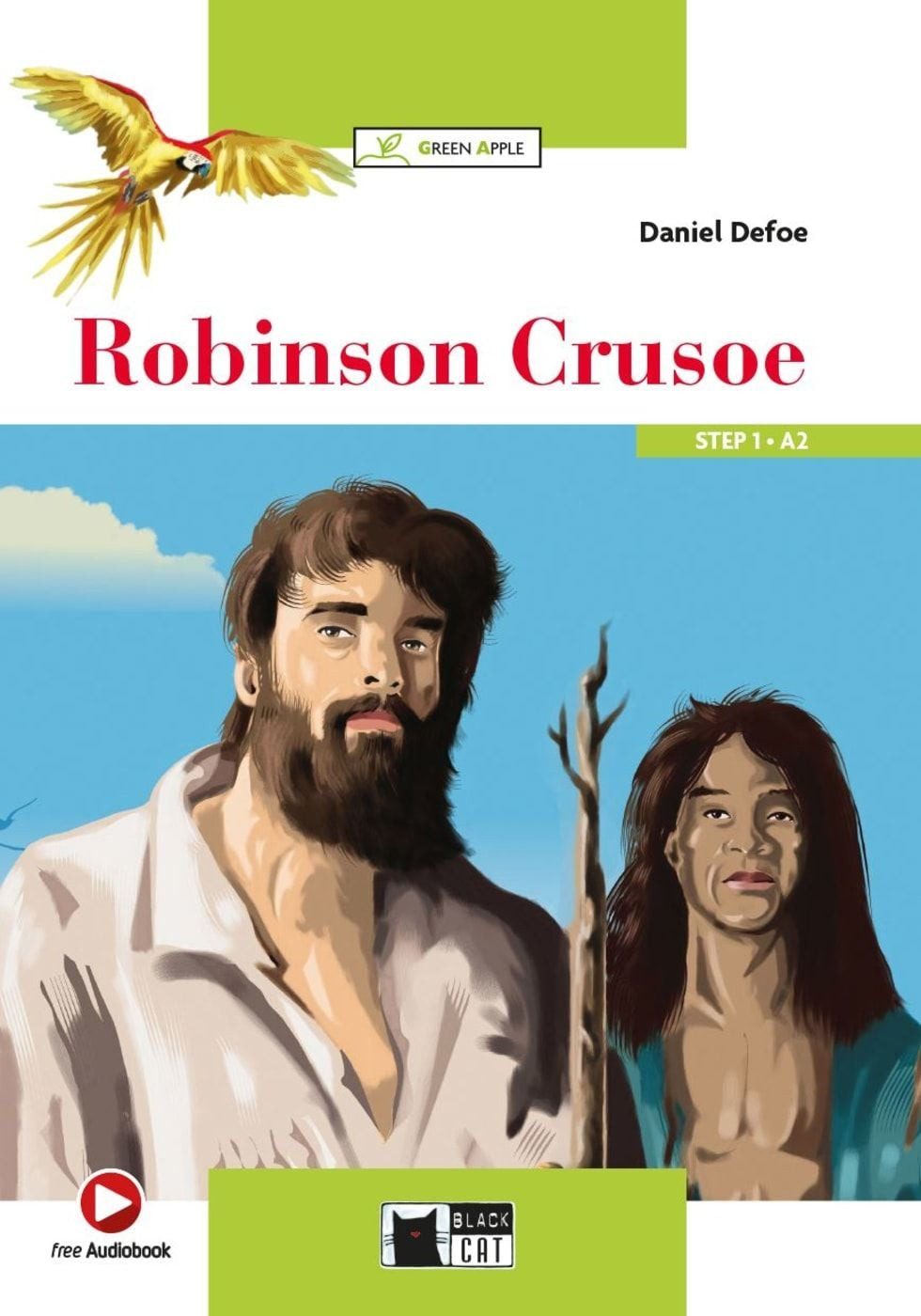Schulbuch Robinson Crusoe Lektüre mit Audio-Online Daniel Defoe