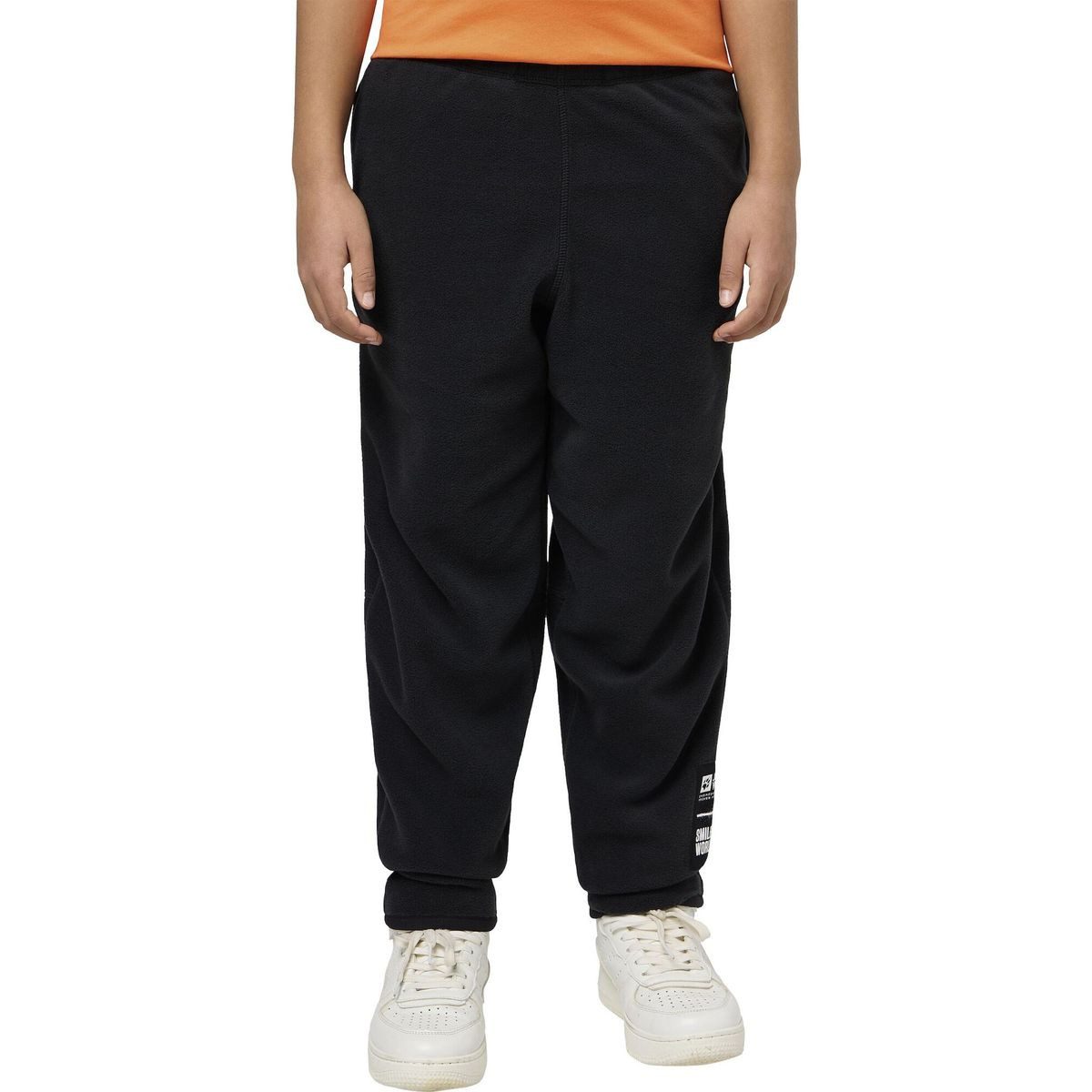 Jack Wolfskin Outdoorhose Smileyworld Pants Y Weiche, nachhaltige Jogginghose aus recyceltem Polartec-Fleece für