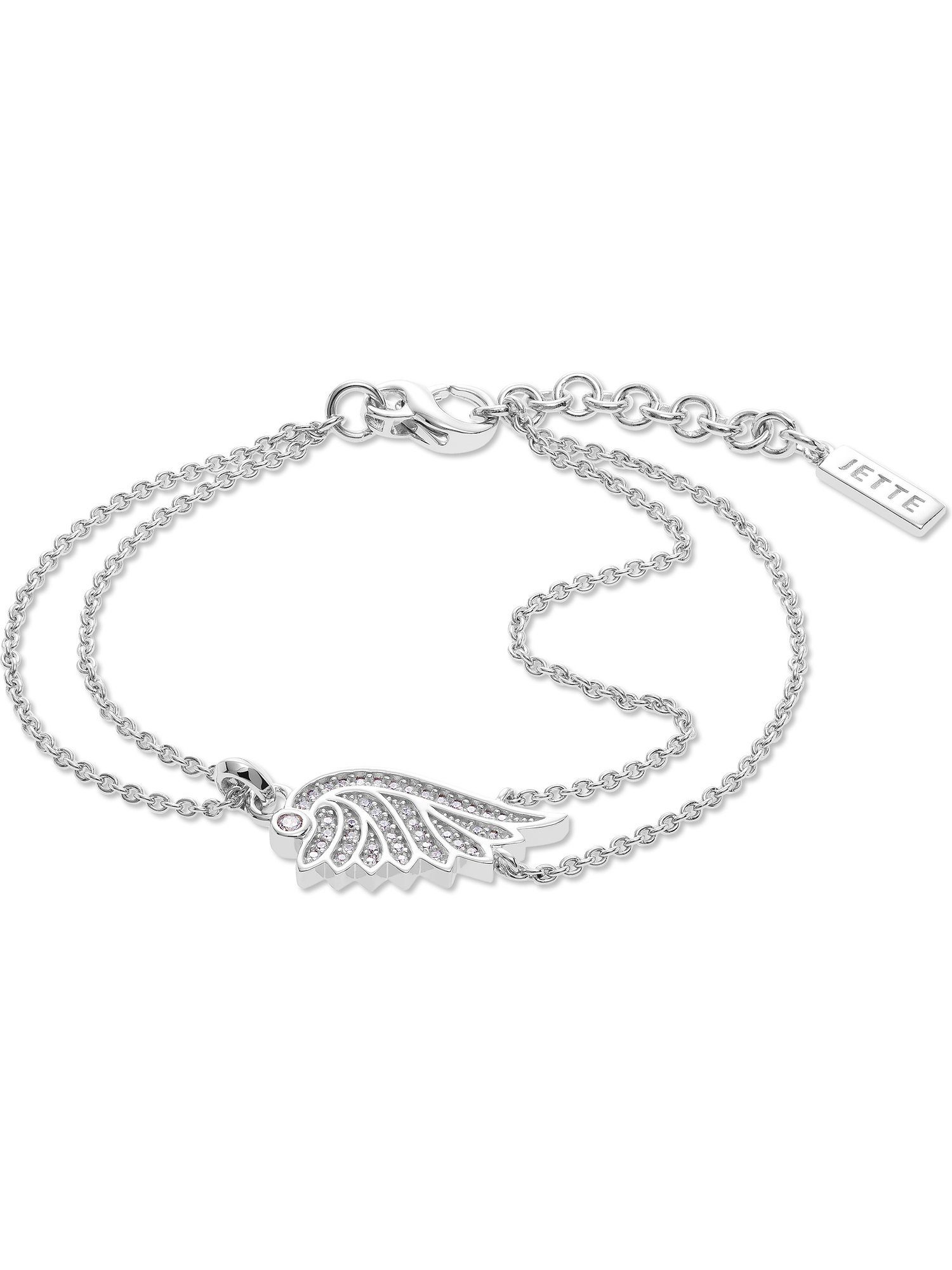 JETTE Armband JETTE Damen-Armband 925er Silber 41 Zirkonia, FLYING