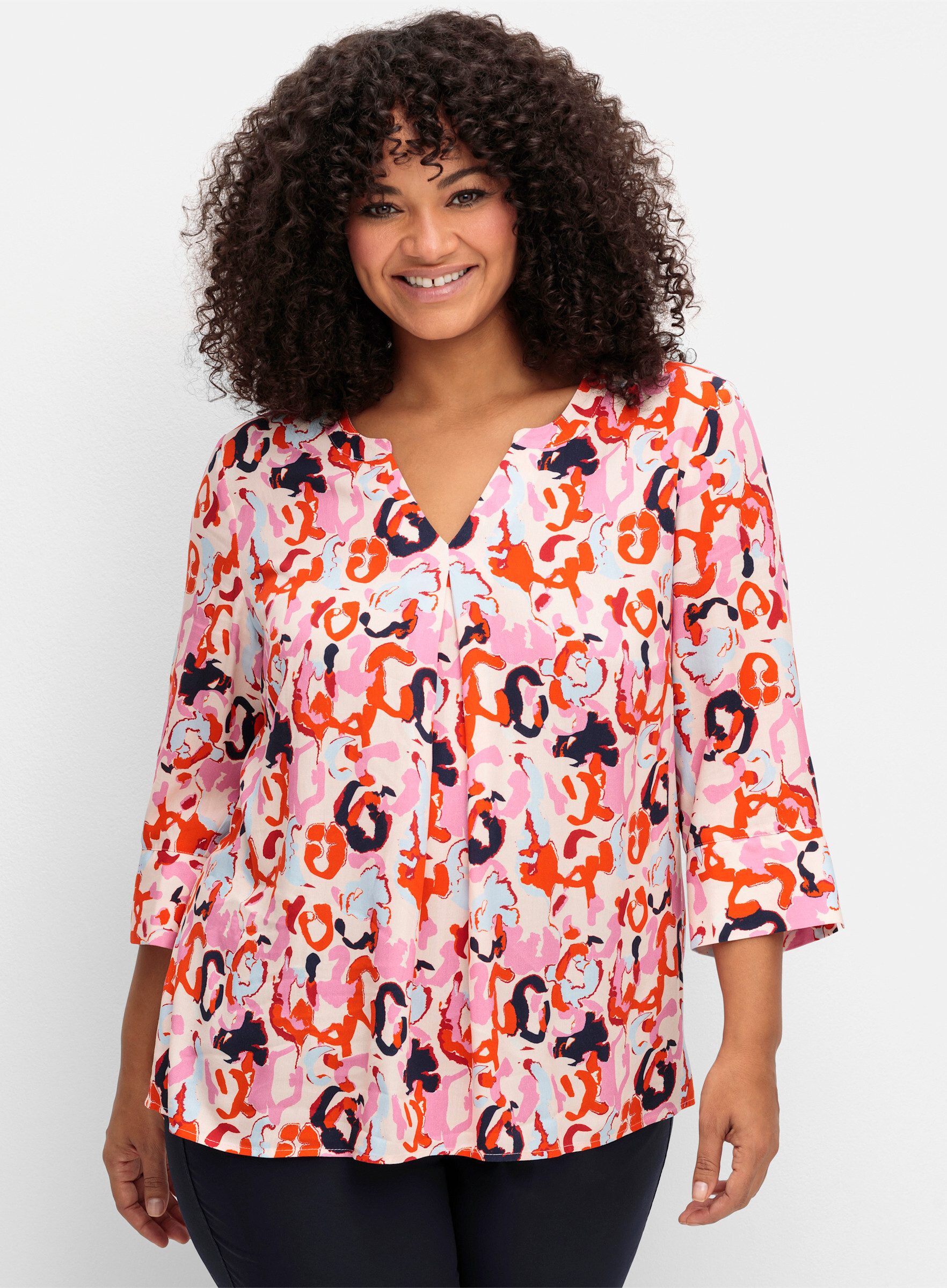 Sheego Klassische Bluse Tunika günstig online kaufen