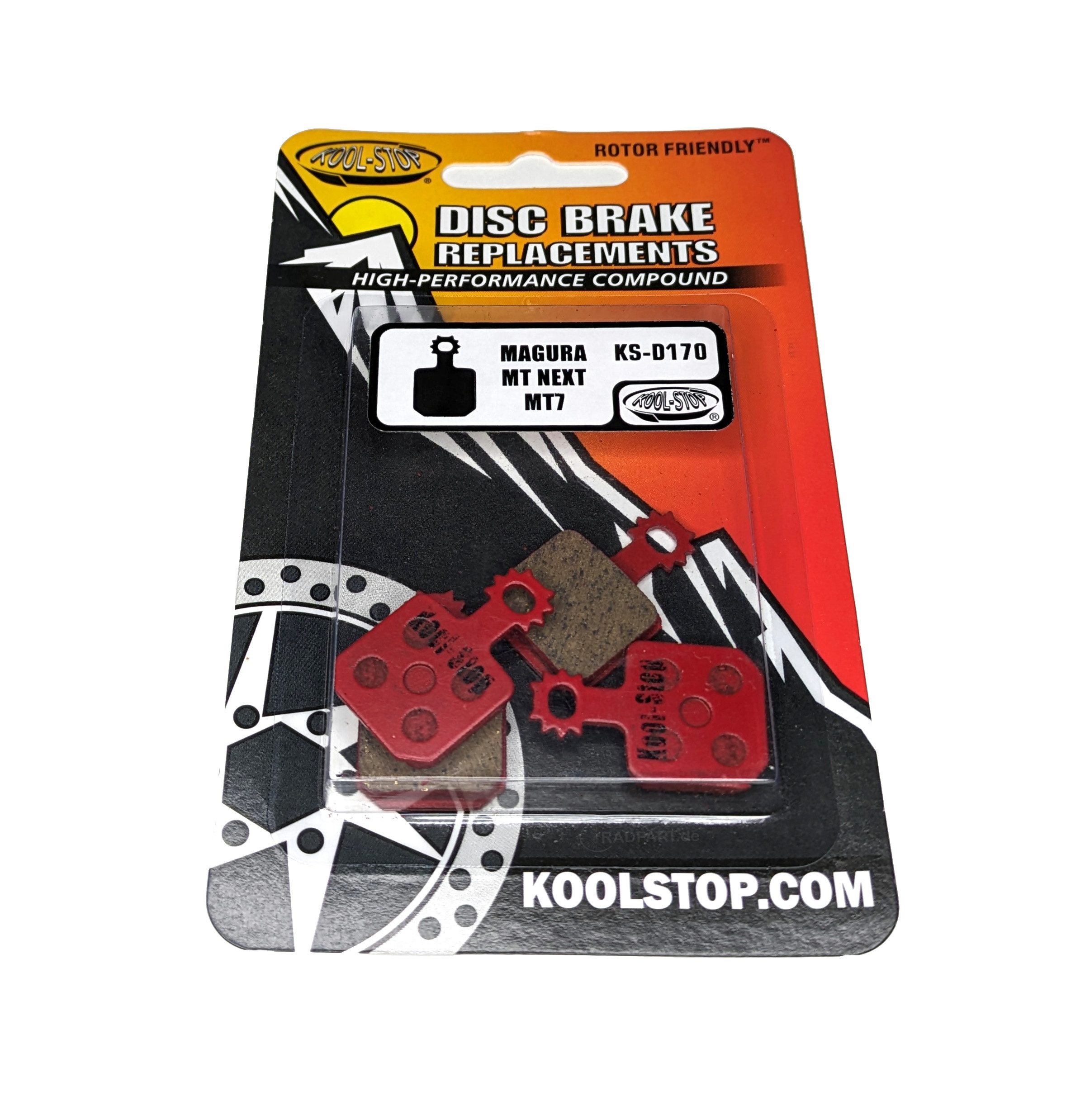 Kool Stop Bremsbelag Kool-Stop Bremsbeläge KS-D170 für Magura MT NEXT MT7
