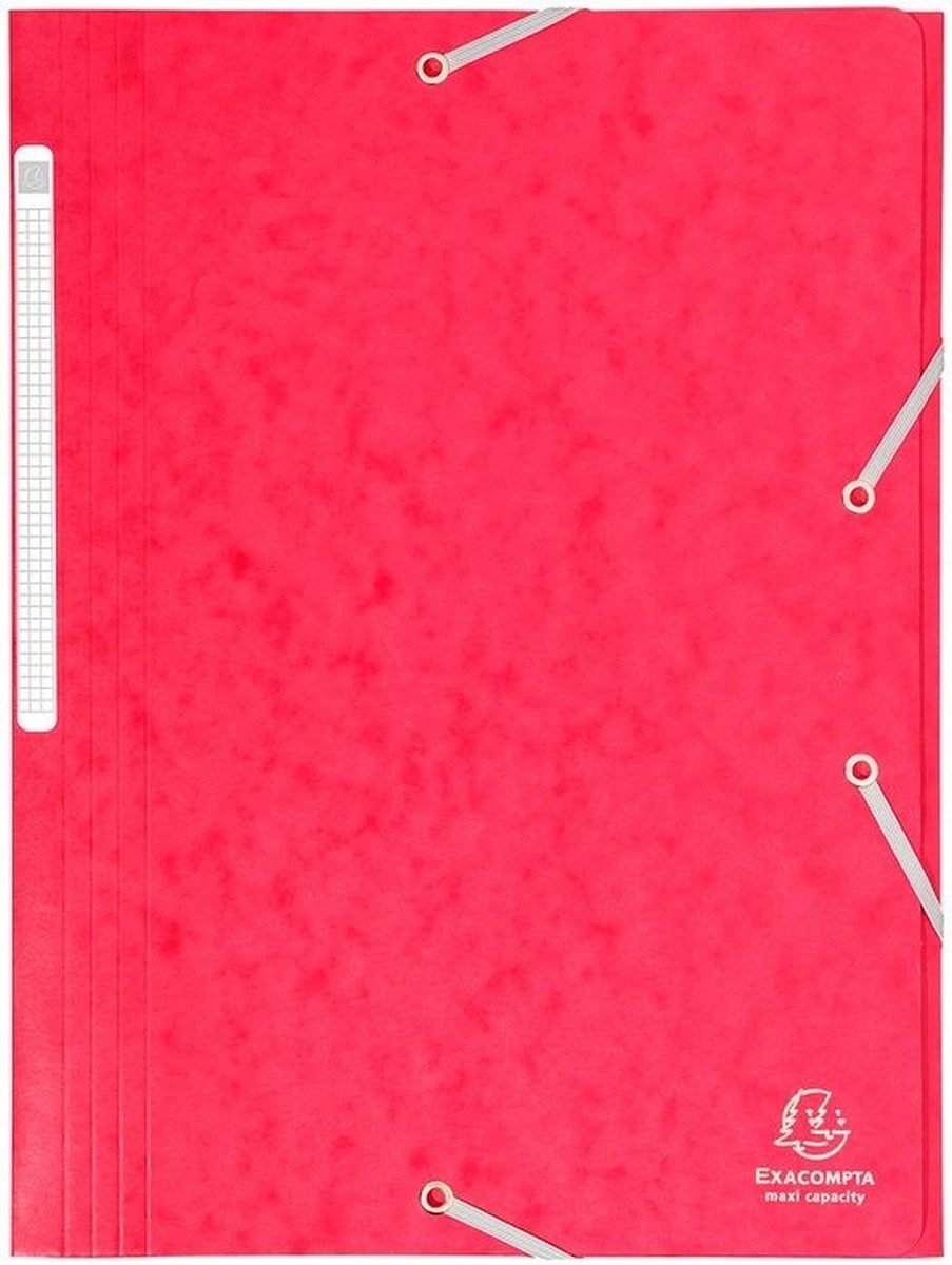 Fächermappe Eckspannmappe Nature Future A4 425g/qm rot