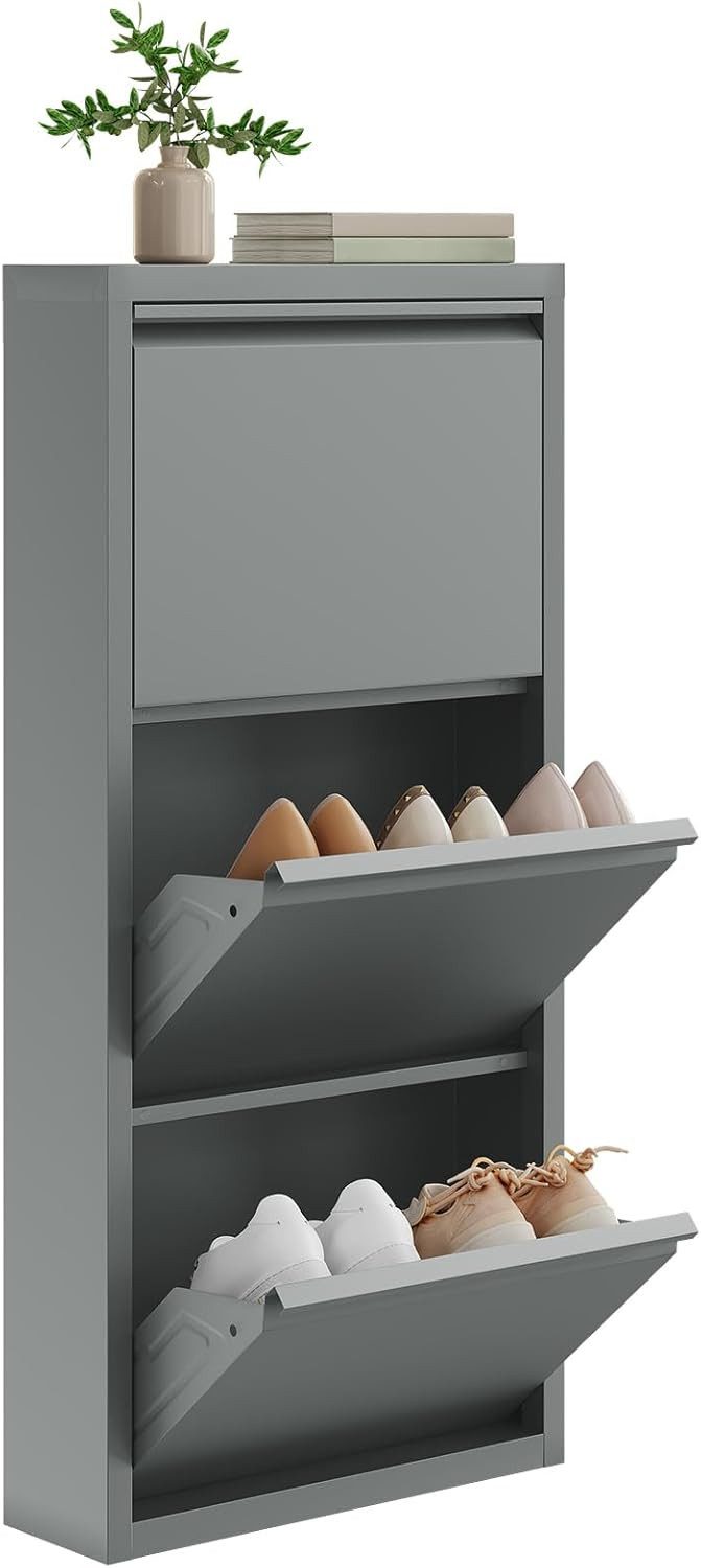 Woltu Schuhschrank mit 3 Klappen, für günstig online kaufen