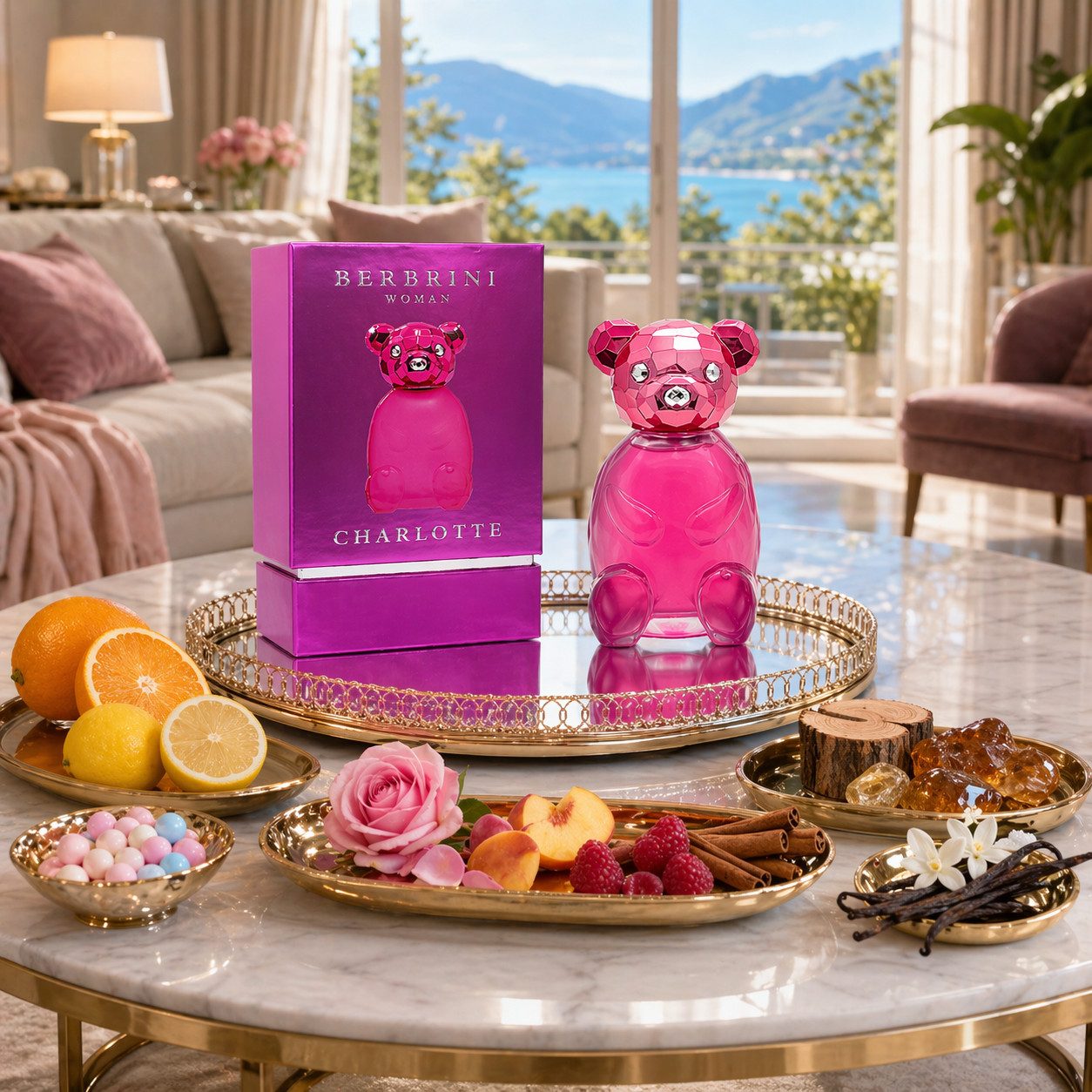 BERBRINI Eau de Parfum Charlotte for Woman, Damenduft Fruchtig Süß Verspielt 100 ml, 1-tlg., Hergestellt in UK, luxuriöser Damenduft, langanhaltend Premium Duft