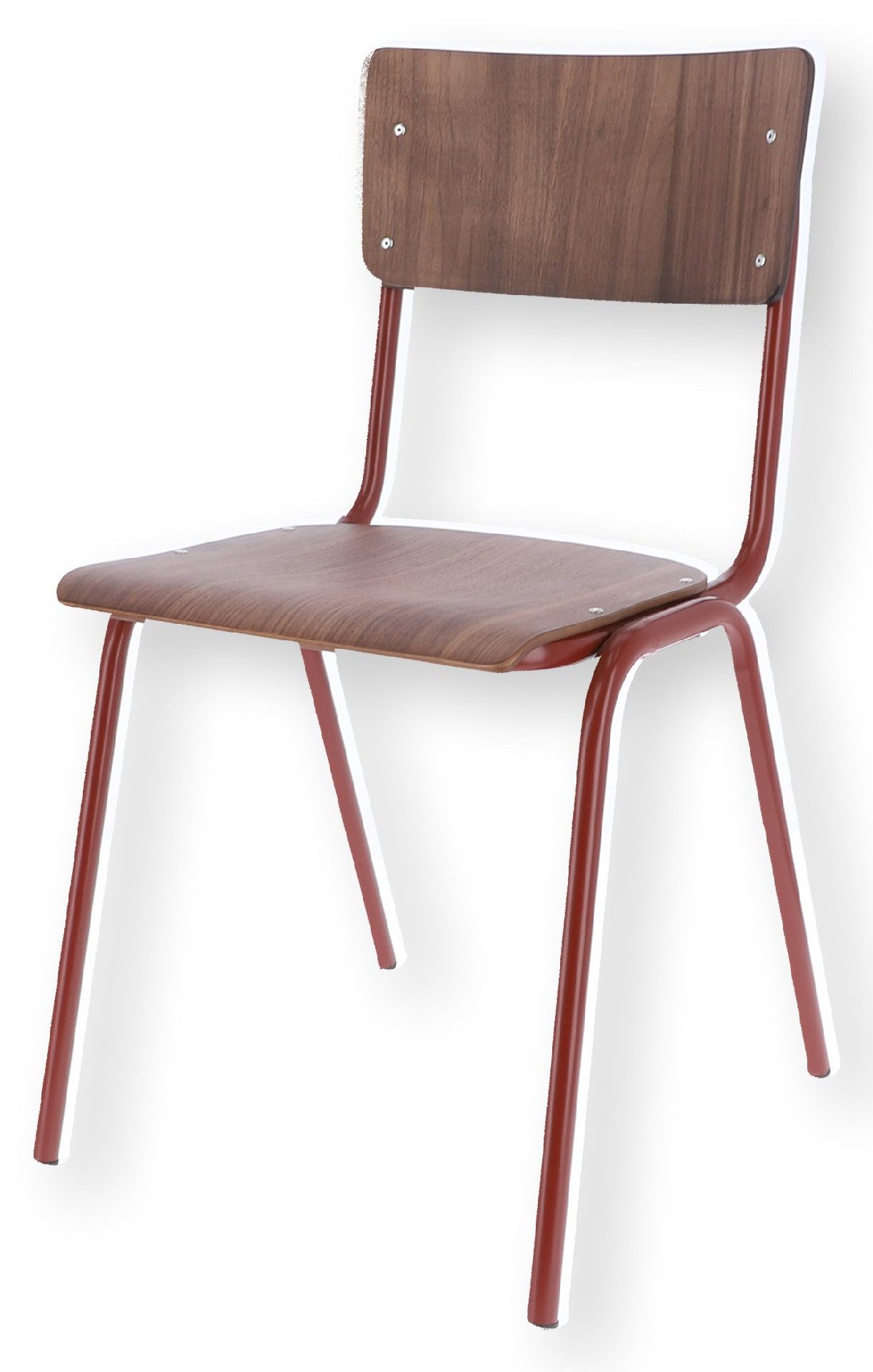 jankurtz Stuhl Zero, stapelbar, Rubinrot / günstig online kaufen