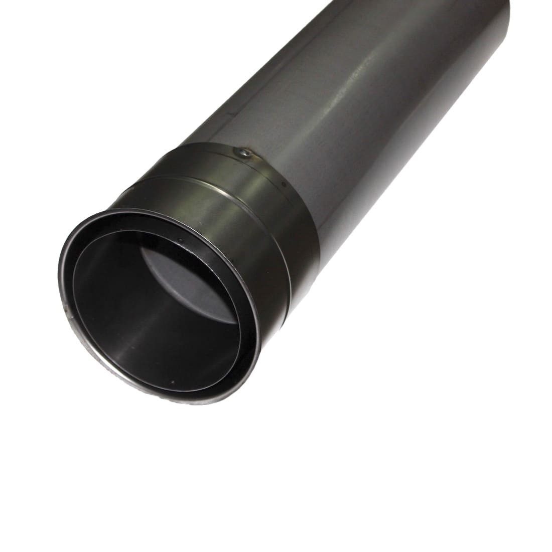 Sendeo Doppelwandfutter Wandfutter SENDEO Ø 130, doppelwandig, blank, Länge 60 cm