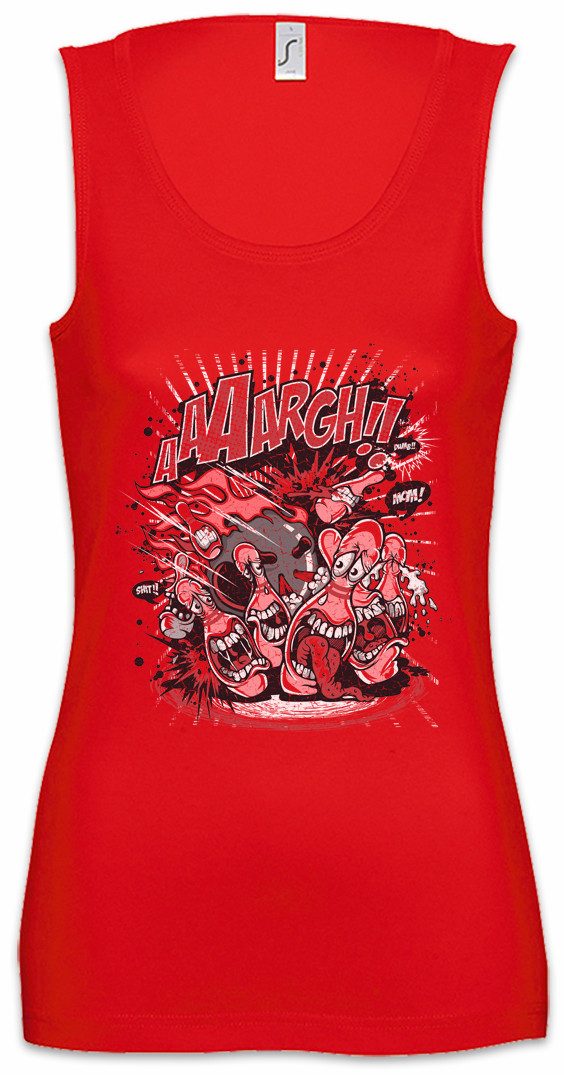 Tanktop Bowling Massacre Ärmelloses Damen T-Shirt Let's Bowl Pins Ball Kegeln