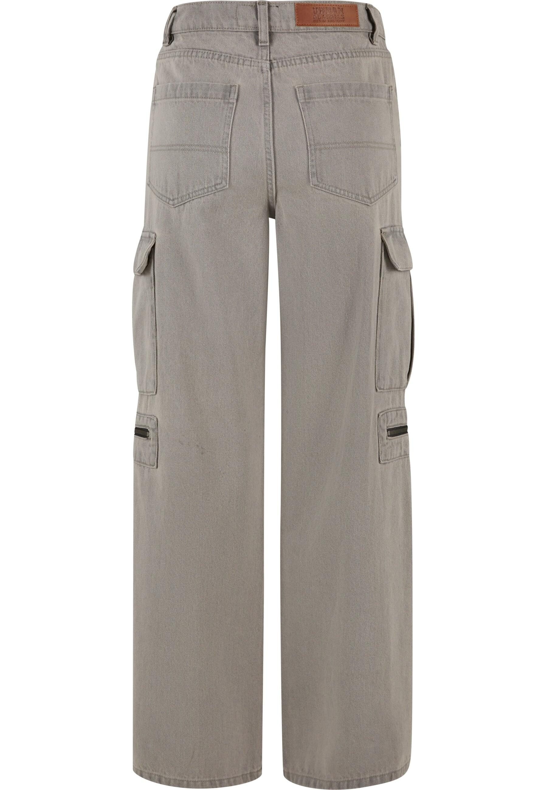 URBAN CLASSICS Cargohose Urban Classics Ladies Loose Utility Denim Pants (1 günstig online kaufen