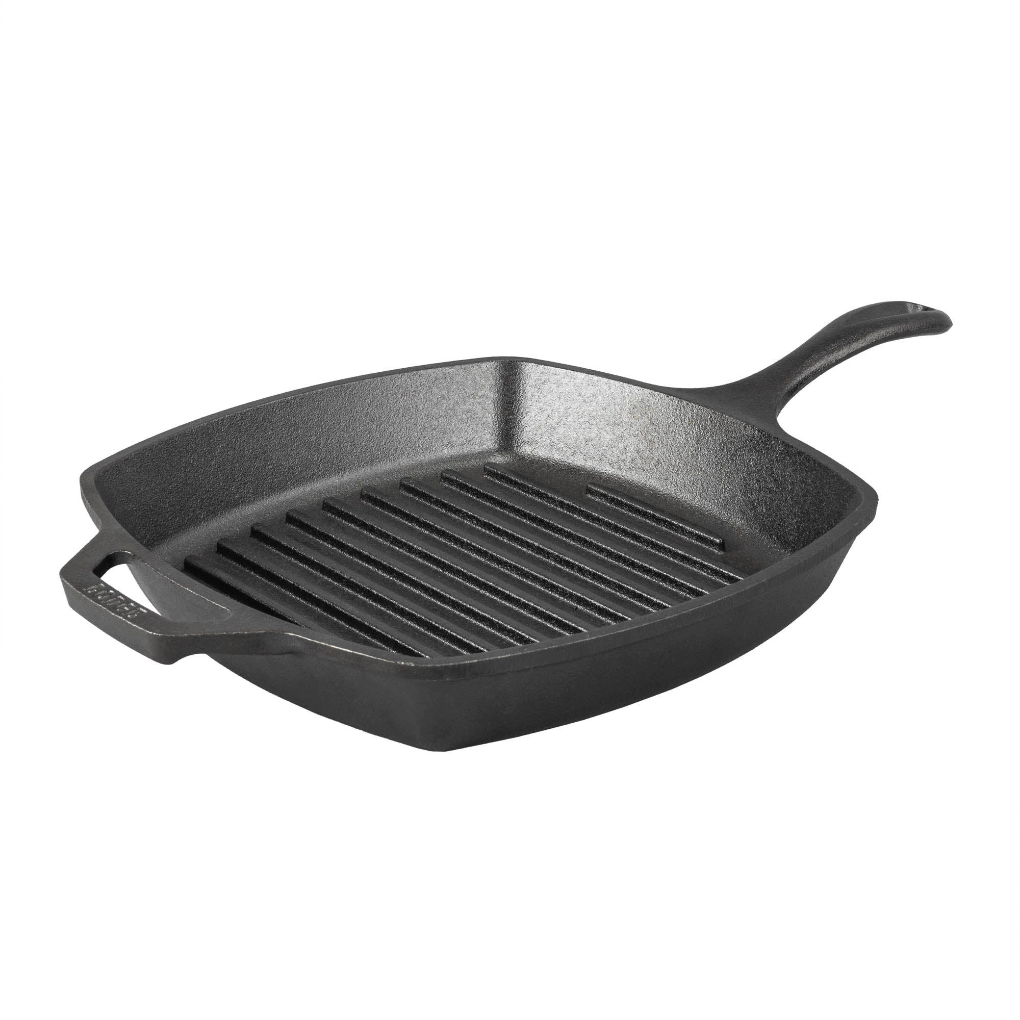 Lodge Grillpfanne quadr., CLASSIC, schwarz, Ø 26,7 cm