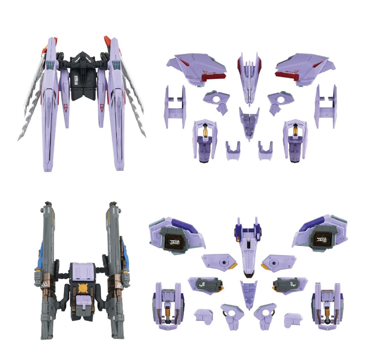 Takara Tomy Modellbausatz Zoids Model Kit Zubehör-Set AM-Z01CP Berserk Fury Sturm & Jagd Unit