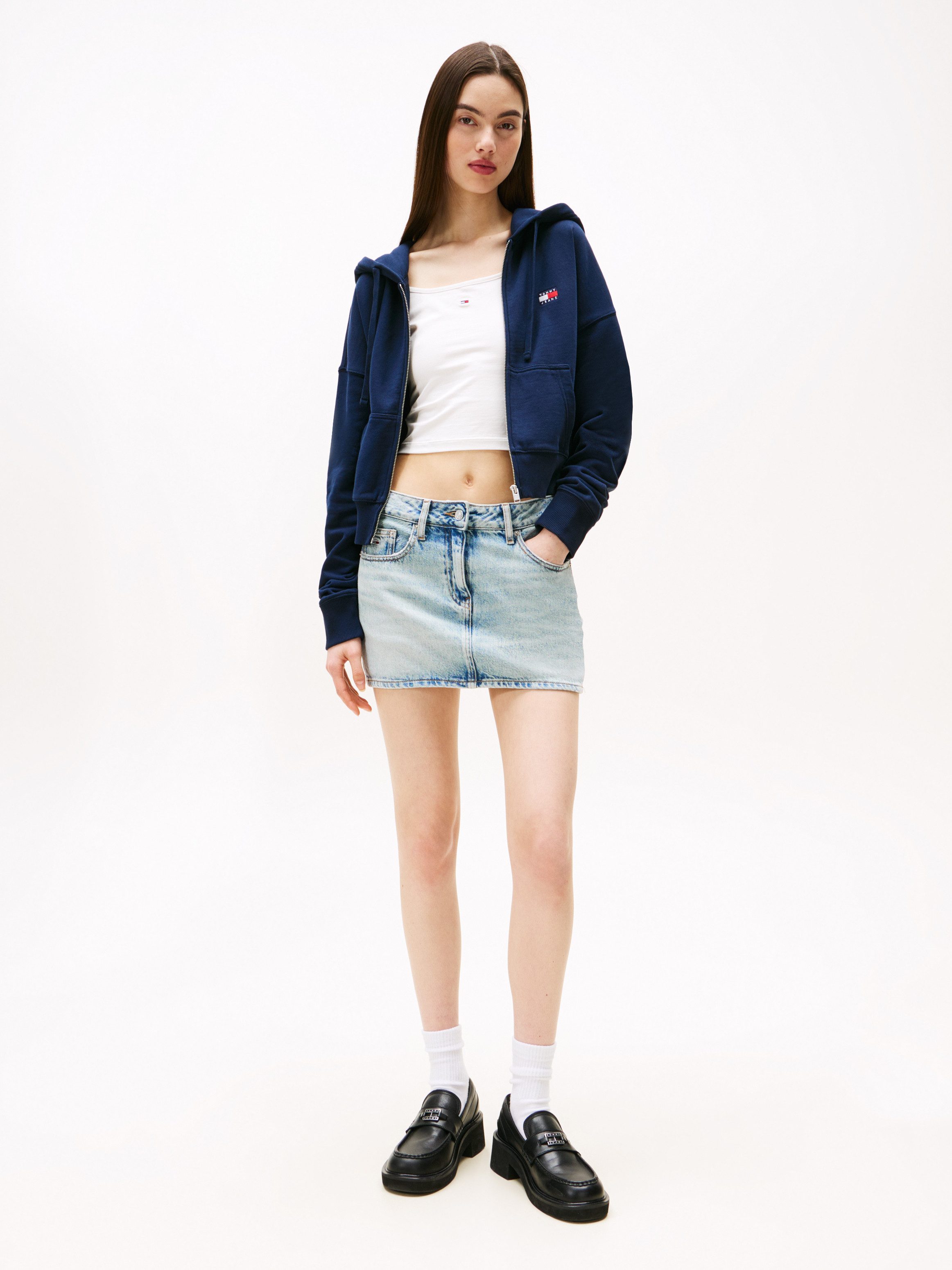 Tommy Jeans Kapuzensweatjacke TJW BXY CRP günstig online kaufen