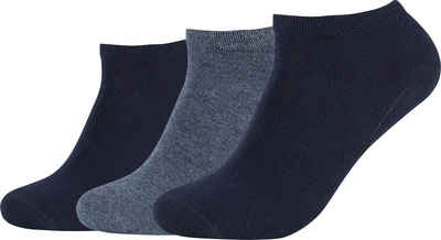 Camano Sneakersocken Bio Unisex-Sneaker-Socken 3 Paar Uni