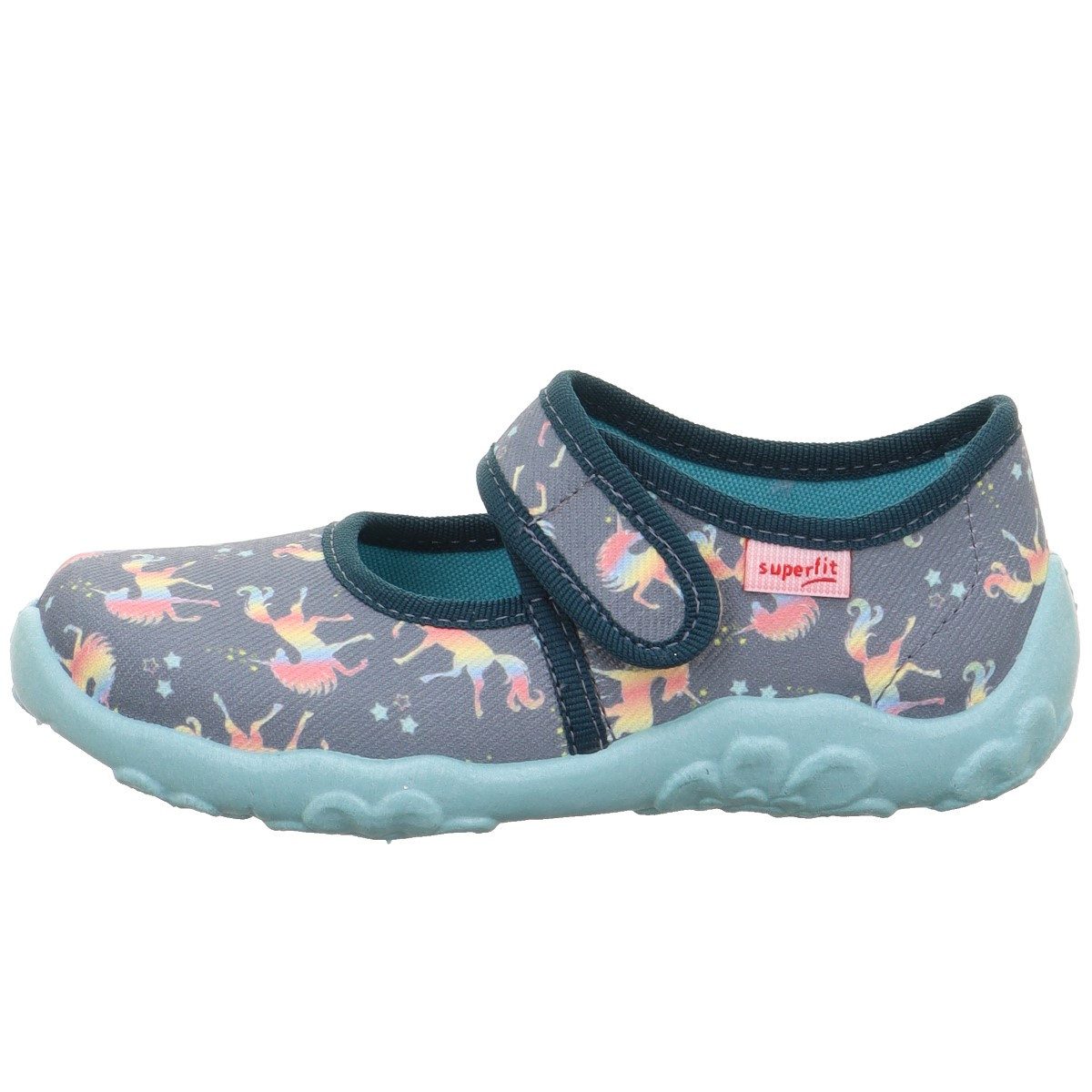 Superfit Superfit Mädchen Hausschuh Einhorn Hausschuh